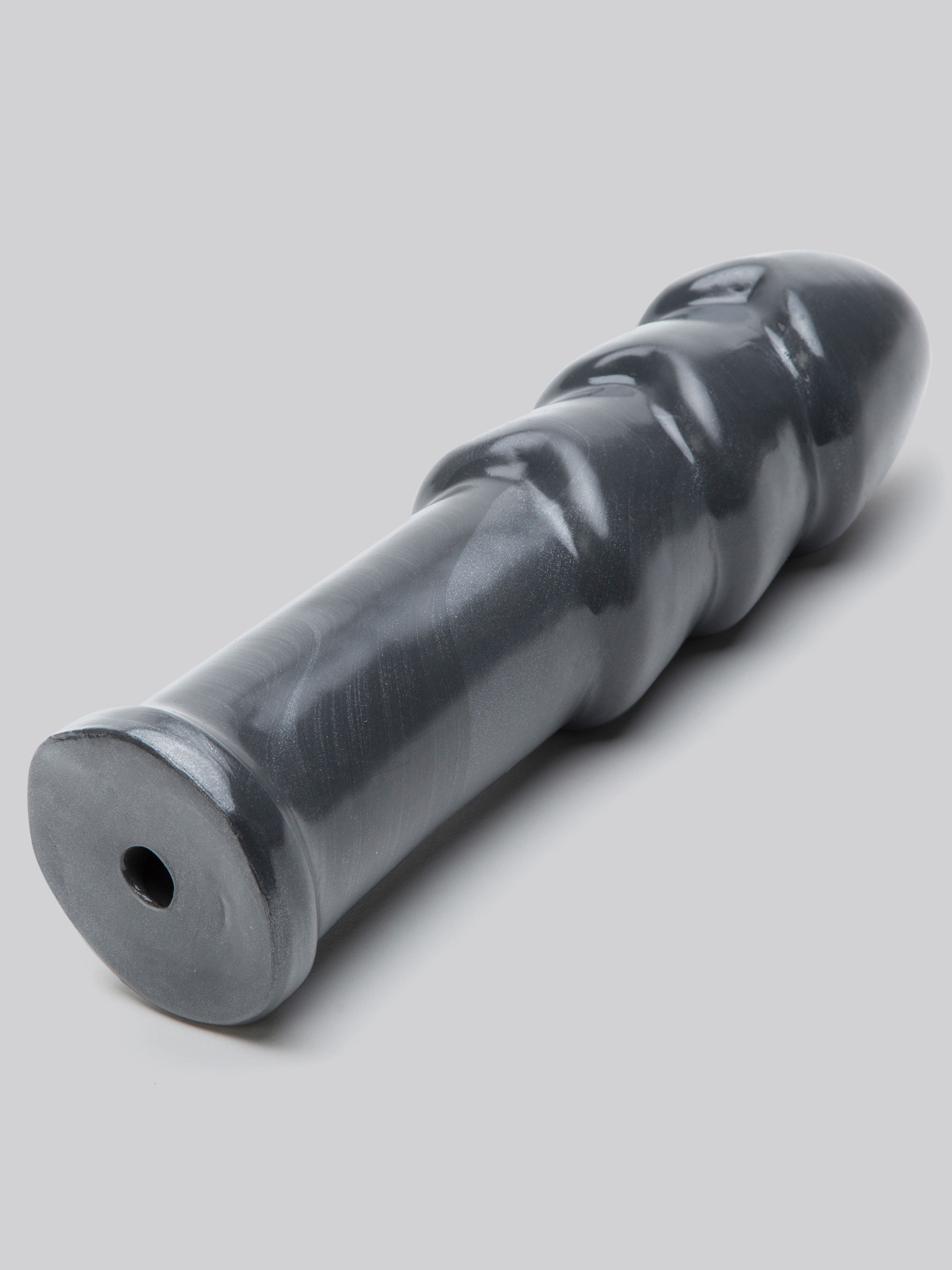 Doc Johnson American Bombshell Triple Ripples Large Dildo, Black, hi-res