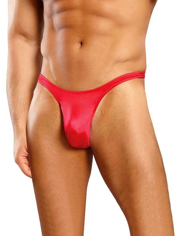 String satin homme, Male Power, Rouge, hi-res