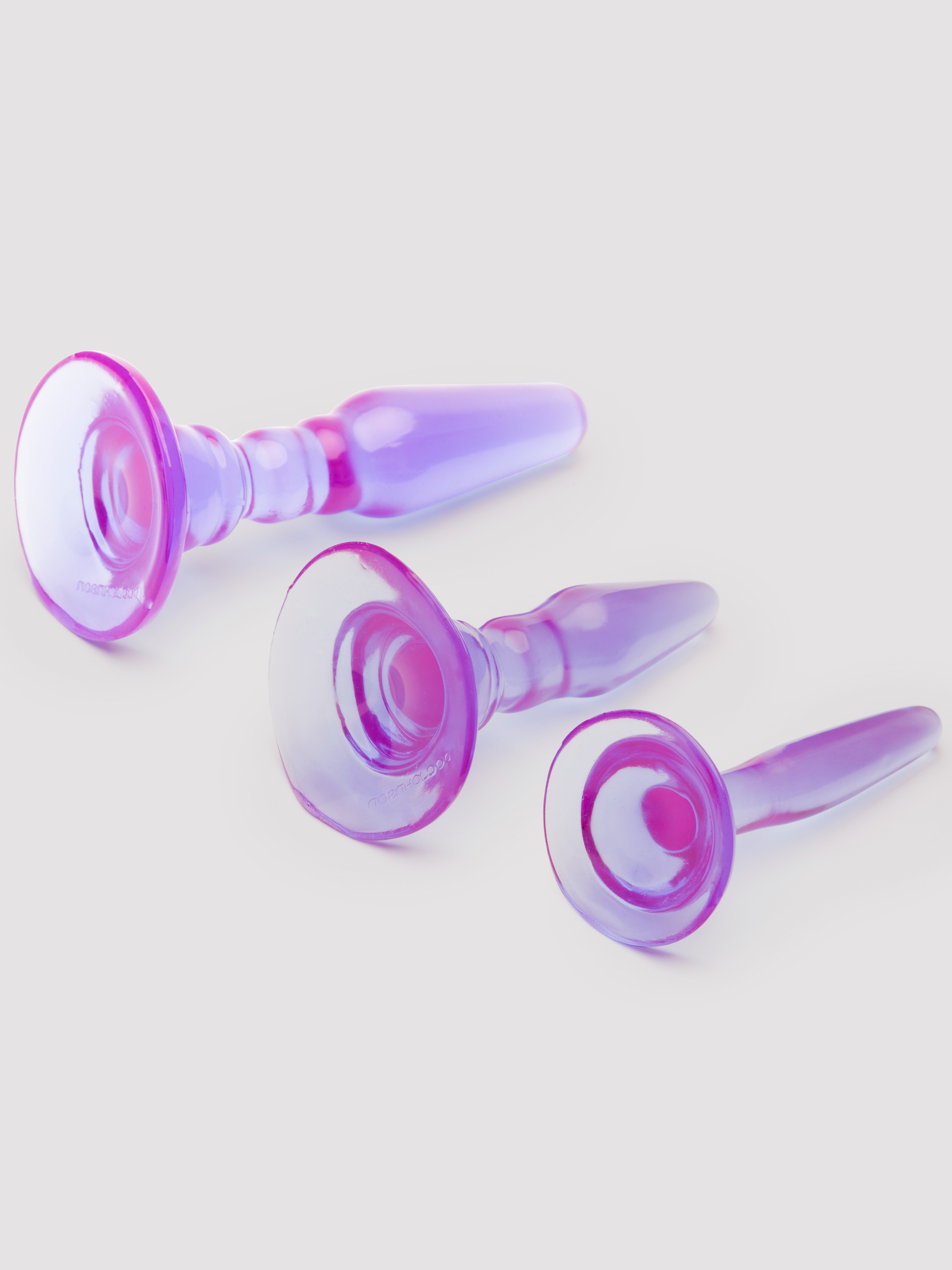 Doc Johnson Wendy Williams Triple Anal Training Butt Plug Kit, Purple, hi-res