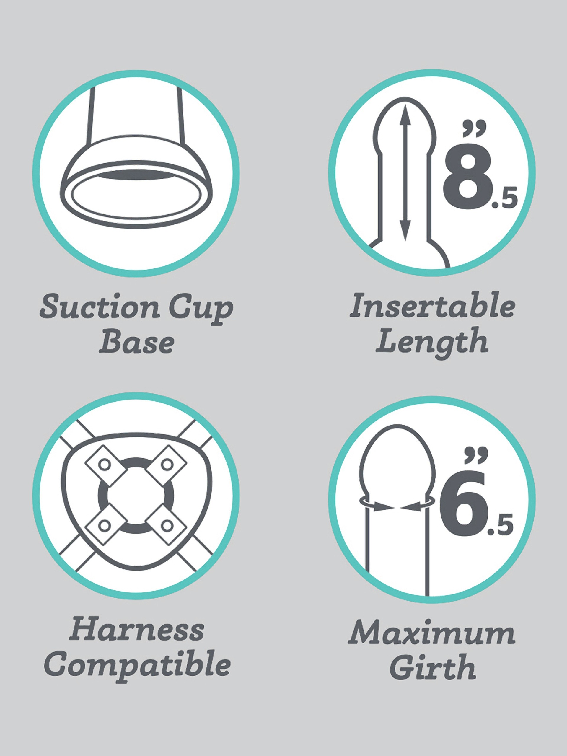 Lifelike Lover Classic Realistic Extra Long Suction Cup Dildo 9 Inch, Flesh Pink, hi-res