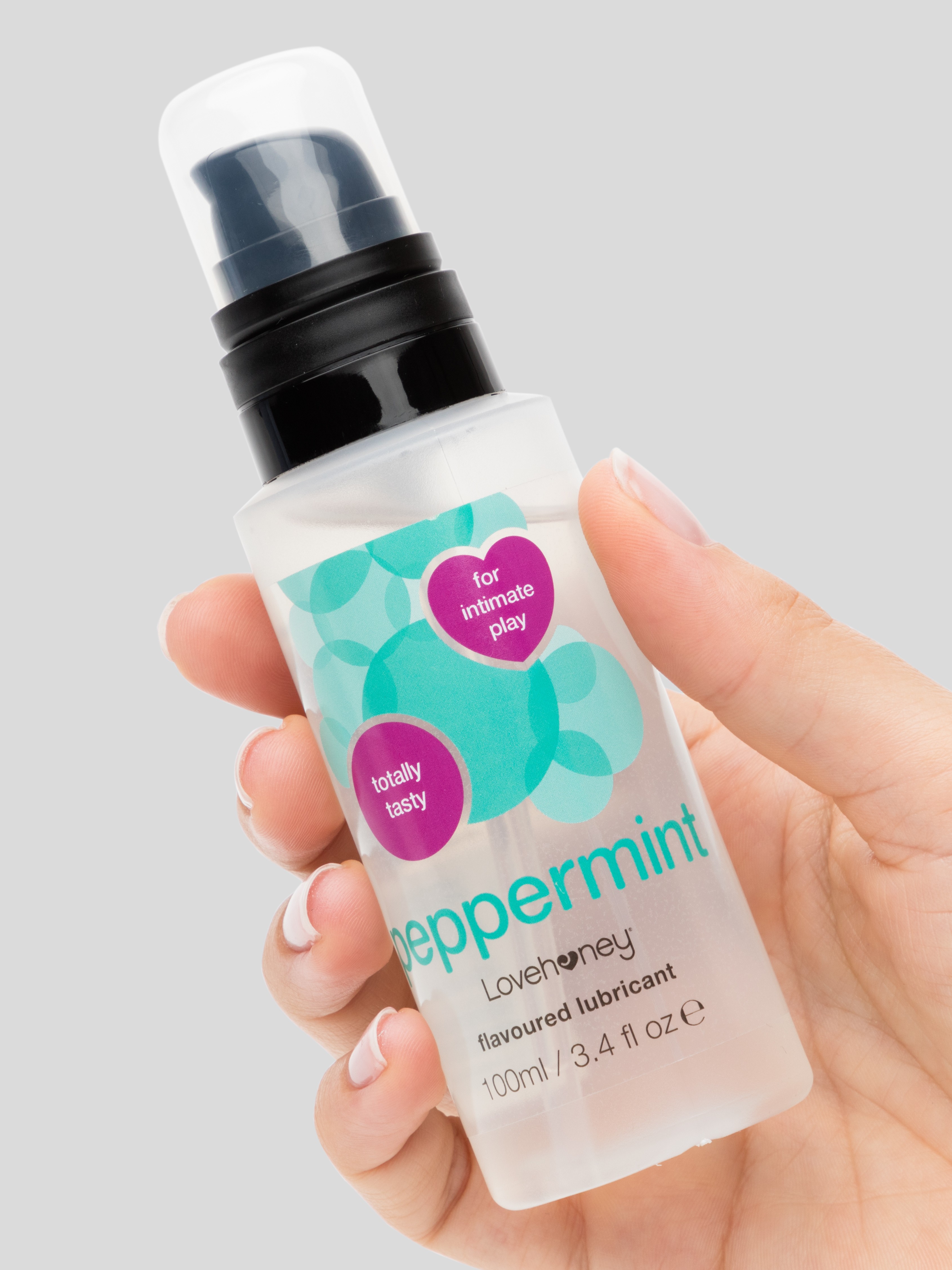 Lovehoney Peppermint Flavoured Lubricant 100ml, , hi-res
