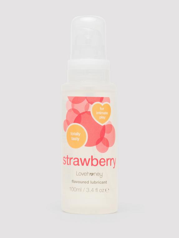 Lubrifiant intime parfum fraise 100 ml, Lovehoney, , hi-res
