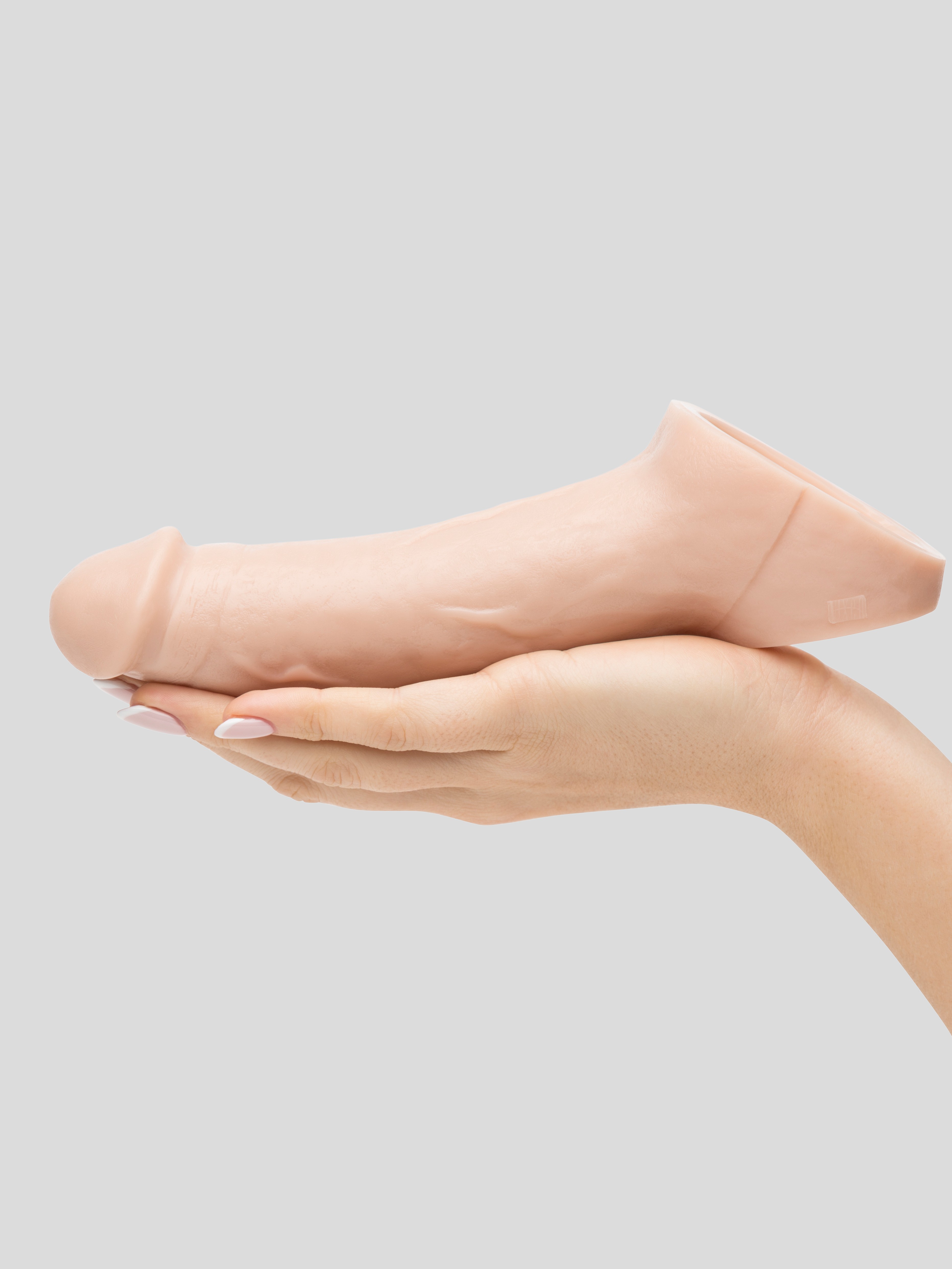 Vixen VixSkin Ride On 6.5 Inch Silicone Penis Extender, Flesh Pink, hi-res