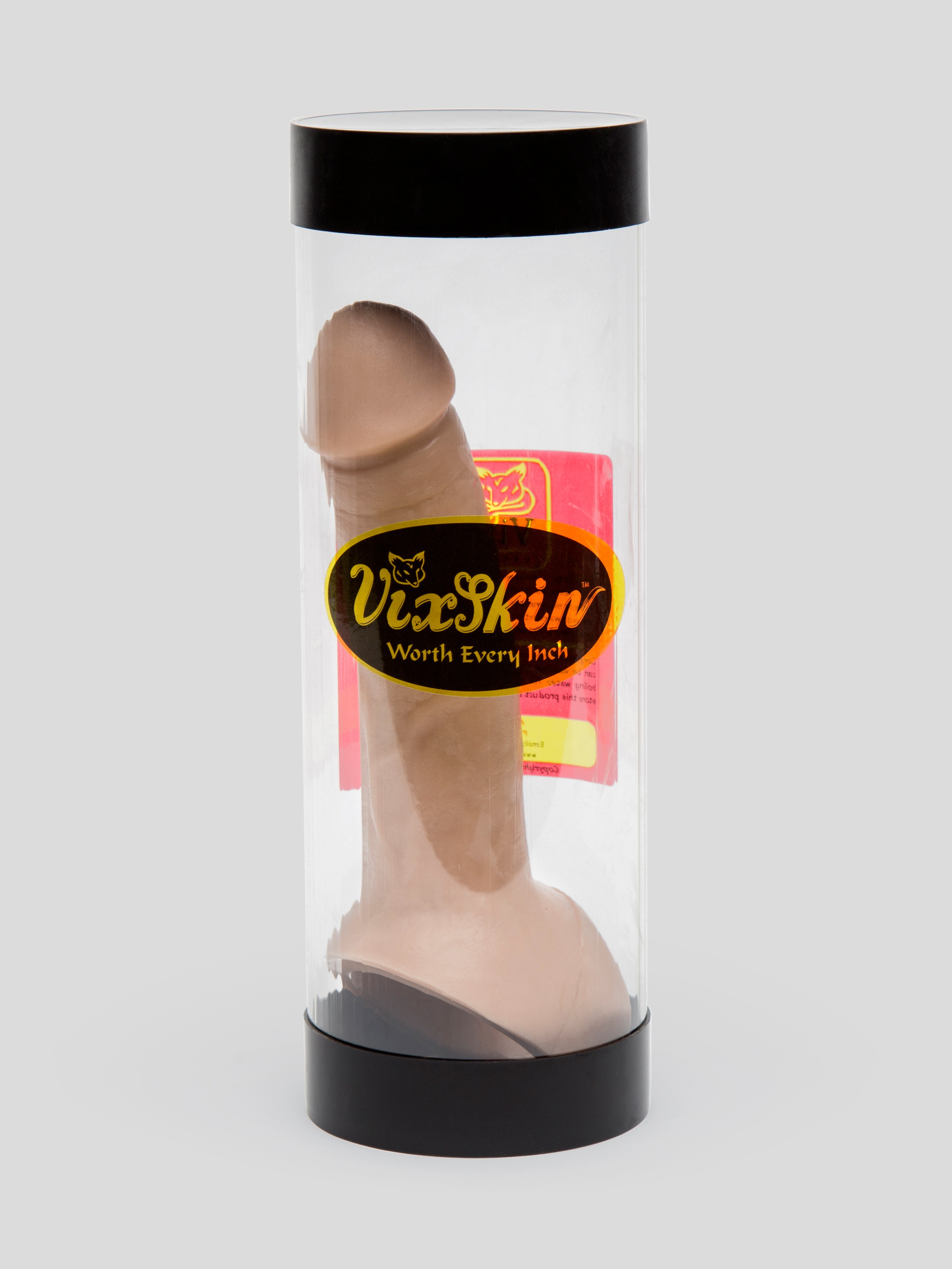 Vixen VixSkin Ride On 6.5 Inch Silicone Penis Extender, Flesh Pink, hi-res