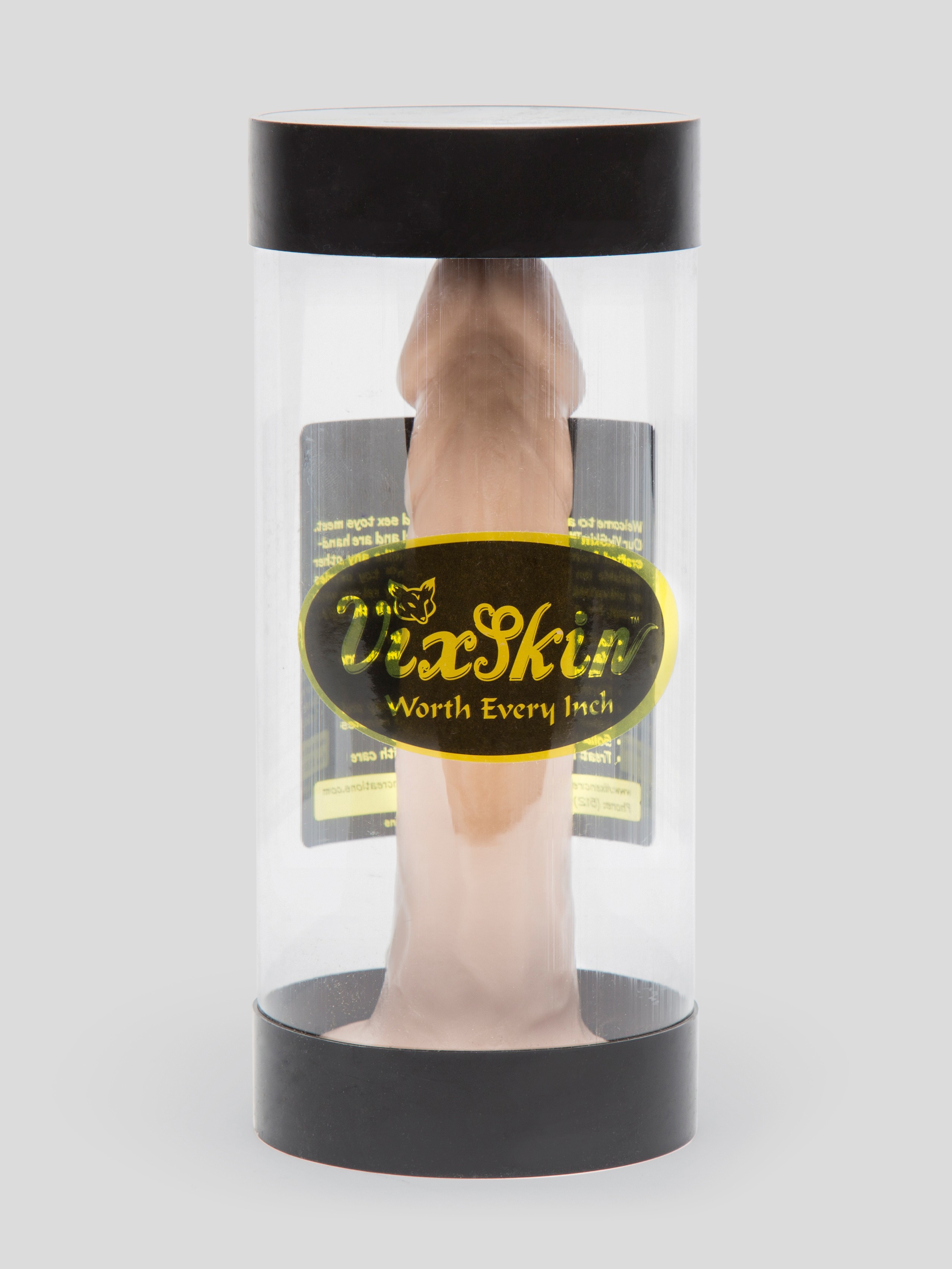 Vixen Mustang VixSkin Realistic Suction Cup Dildo 6.5 Inch, Flesh Pink, hi-res