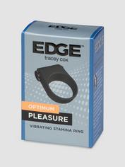 Tracey Cox EDGE Optimum Pleasure Vibrating Stamina Ring, Black, hi-res