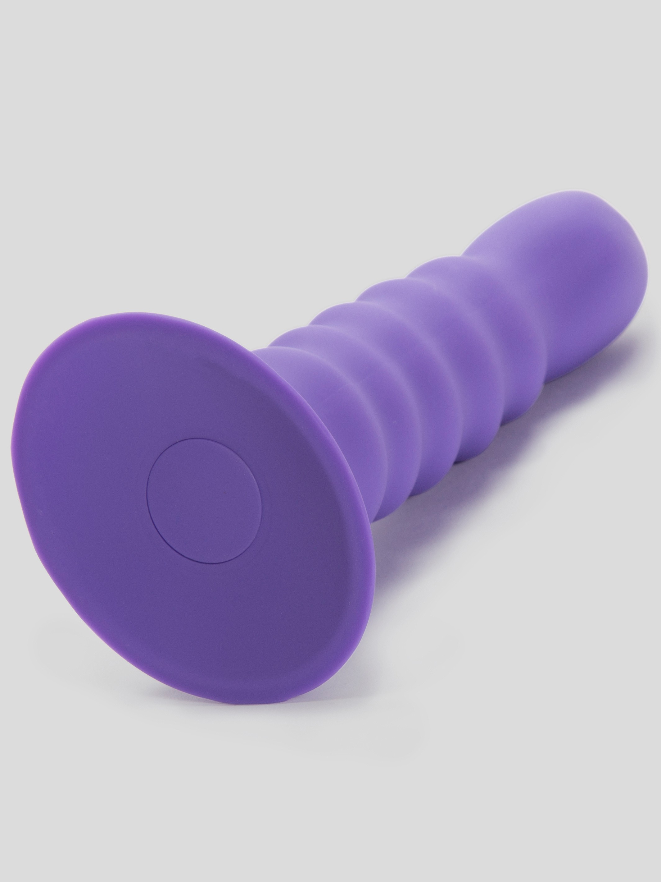 Kendall Swirly Silicone Dildo 7.5 Inch, Purple, hi-res