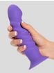 Kendall Swirly Silicone Dildo 7.5 Inch, Purple, hi-res
