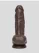 Blush Hard On Realistic Suction Cup Dildo 7 Inch, Flesh Brown, hi-res