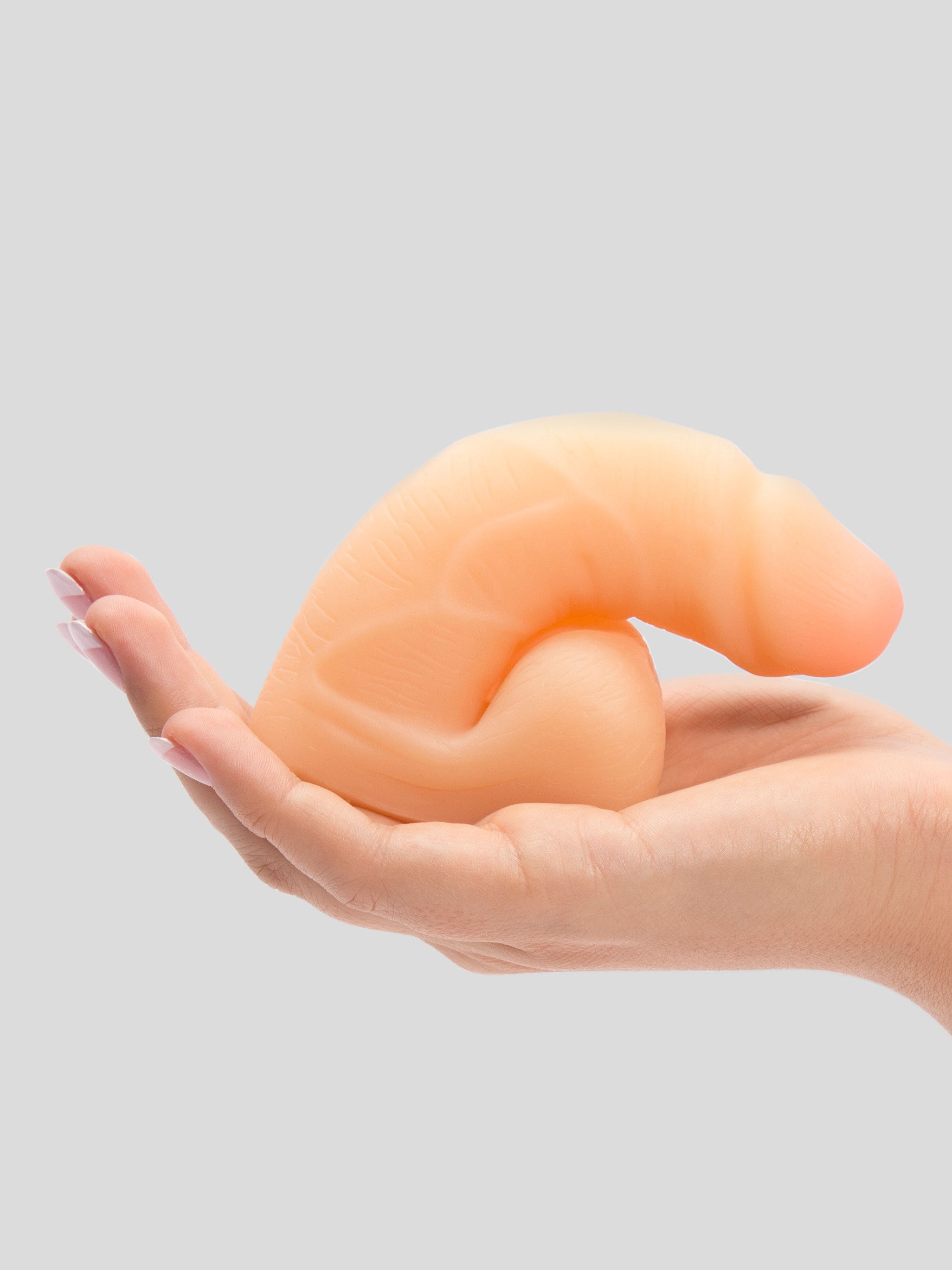 Blush Super-Flexible Realistic Packing Dildo 4 Inch, Flesh Pink, hi-res