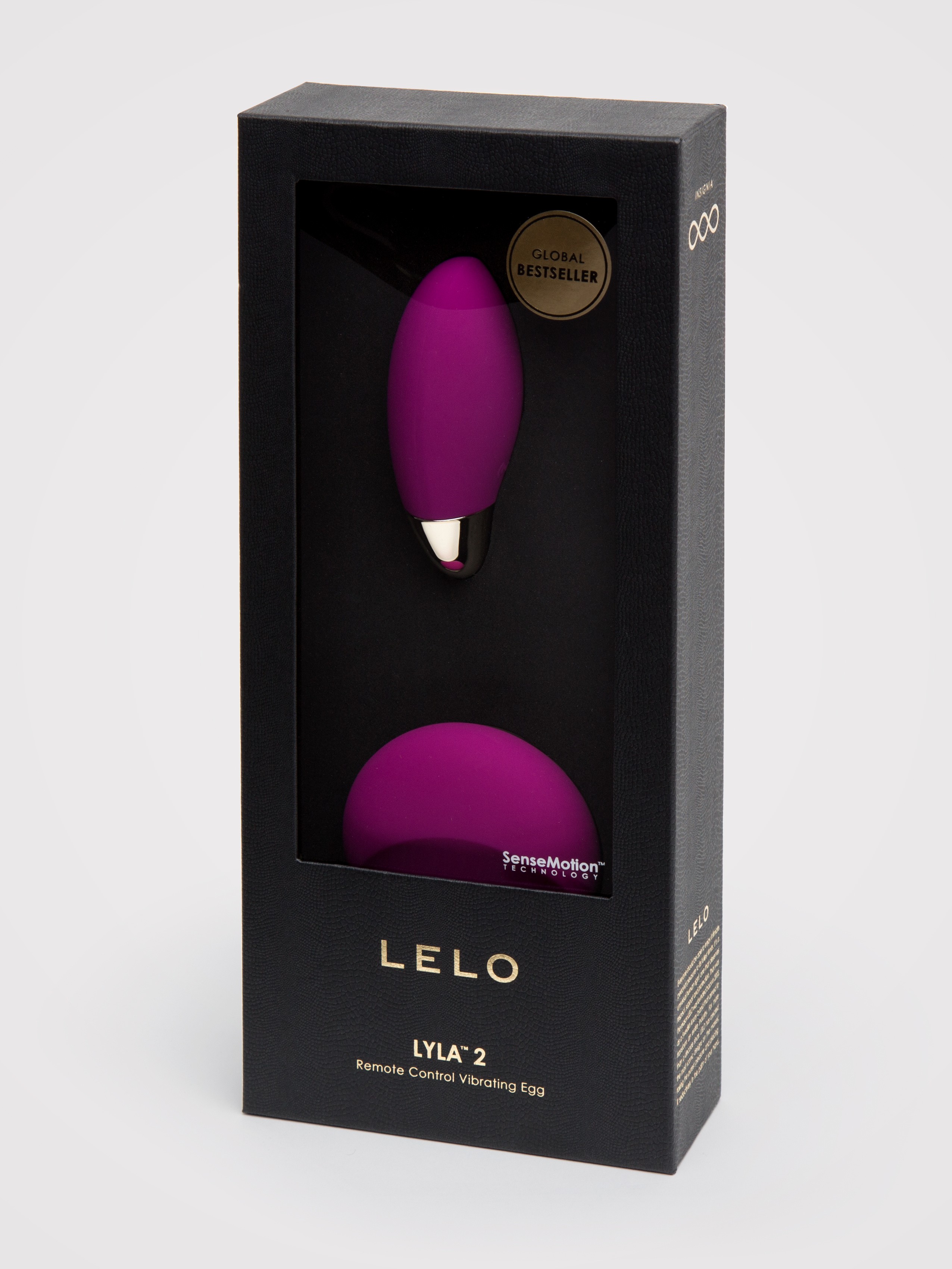 Lelo Insignia Lyla 2 SenseMotion Remote Control Love Egg Vibrator, Purple, hi-res
