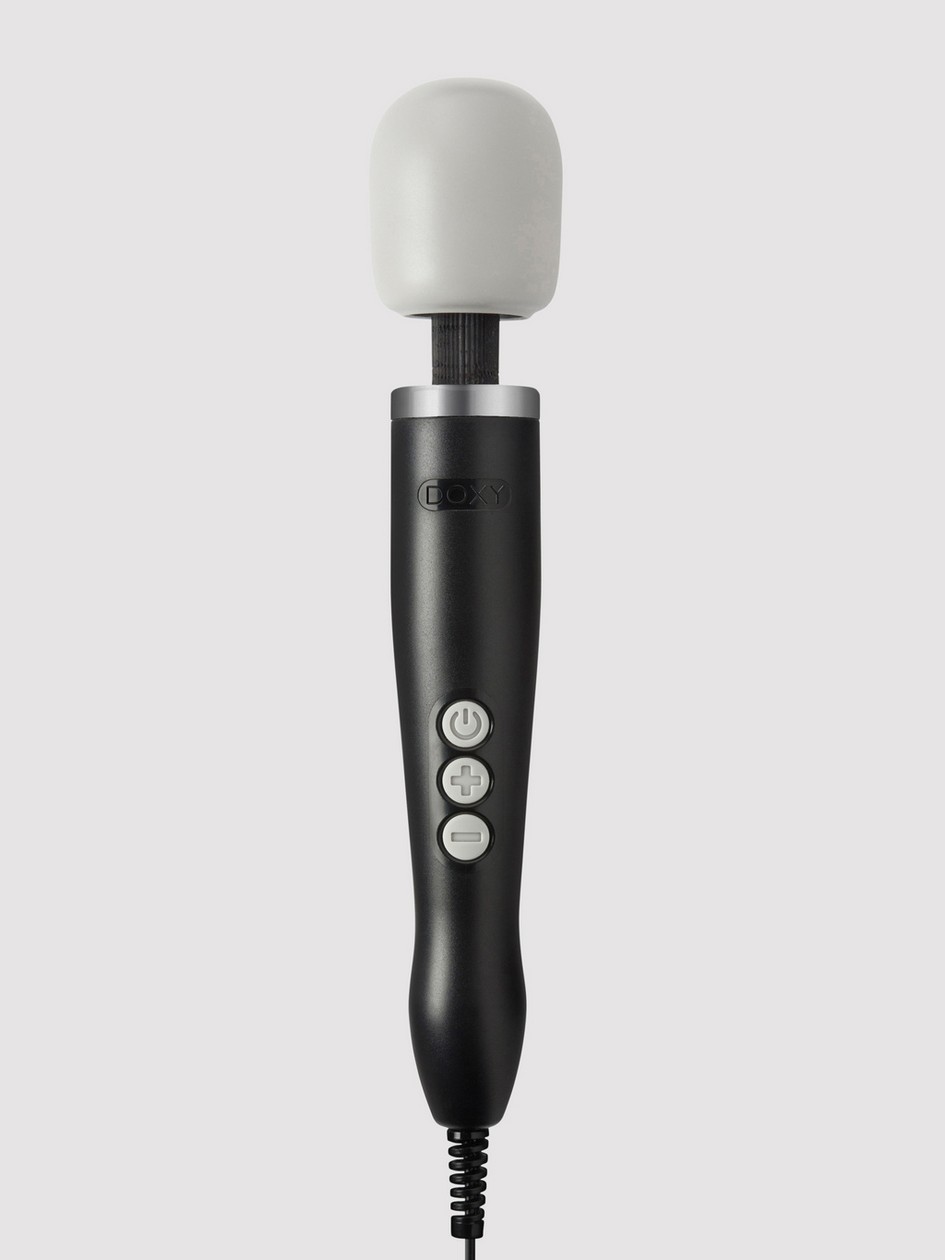 Doxy Extra Powerful Massage Wand Vibrator, Black, hi-res