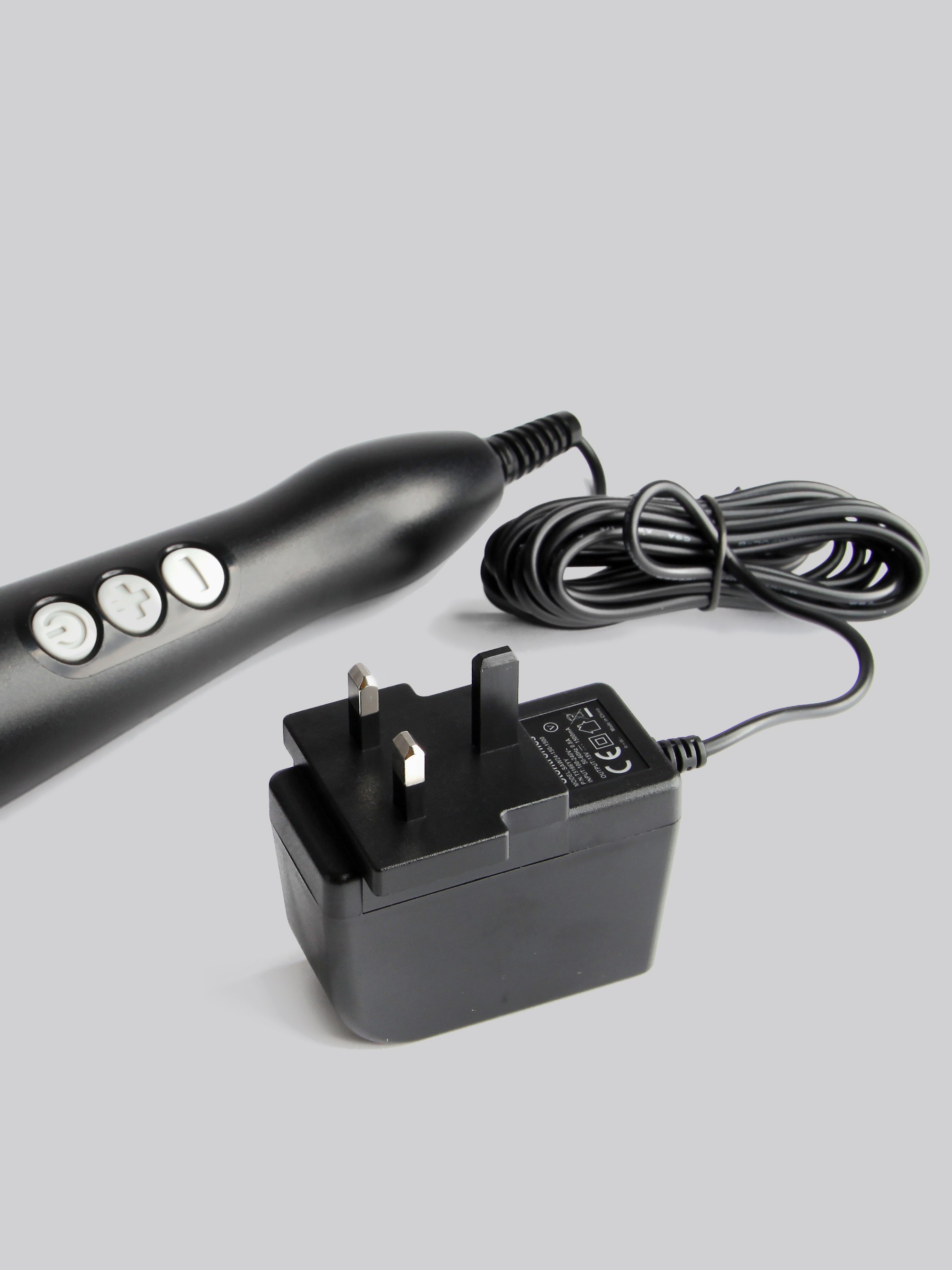 Doxy Extra Powerful Wand Massager , Black, hi-res