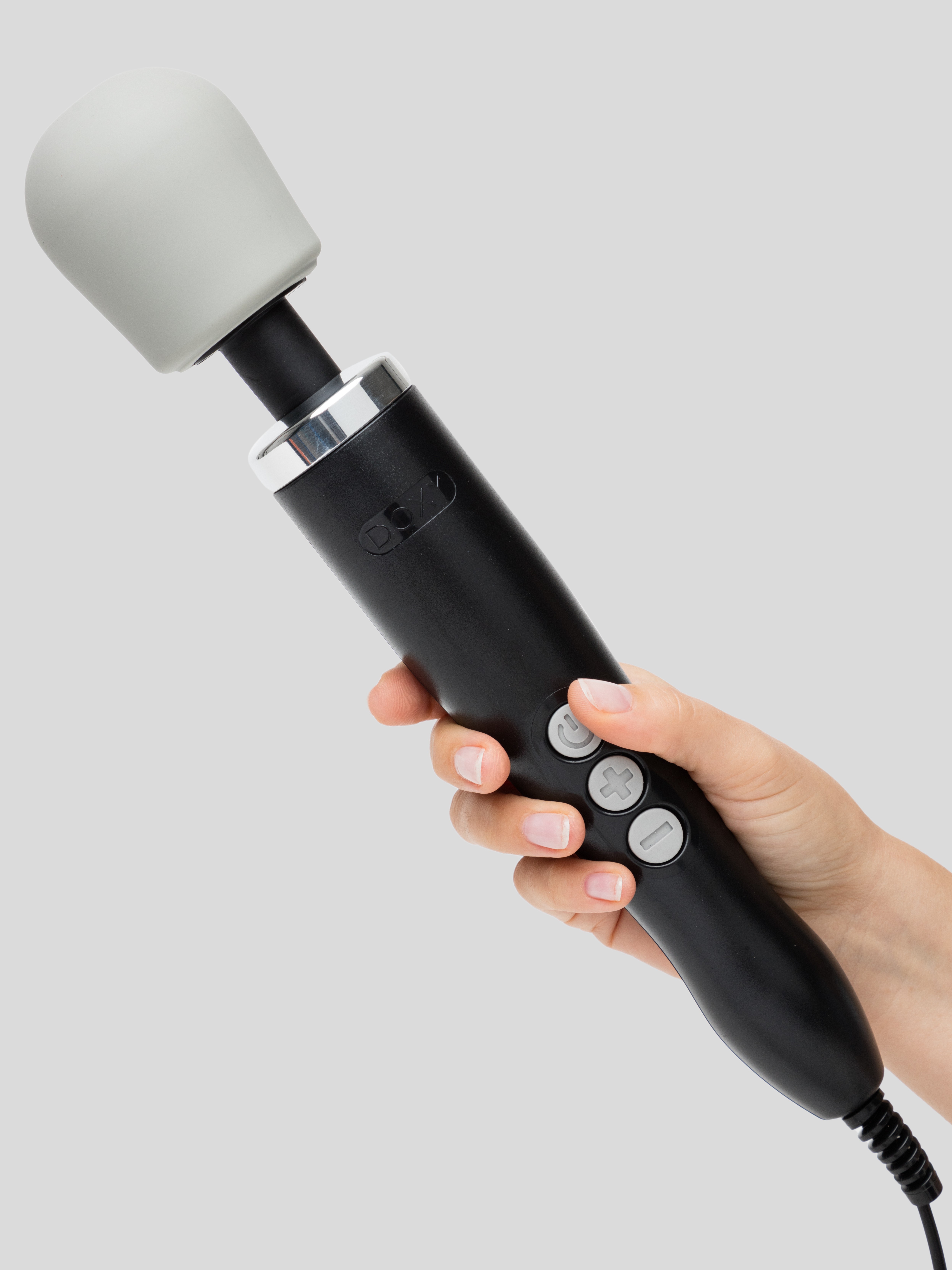 Doxy Extra Powerful Wand Massager , Black, hi-res