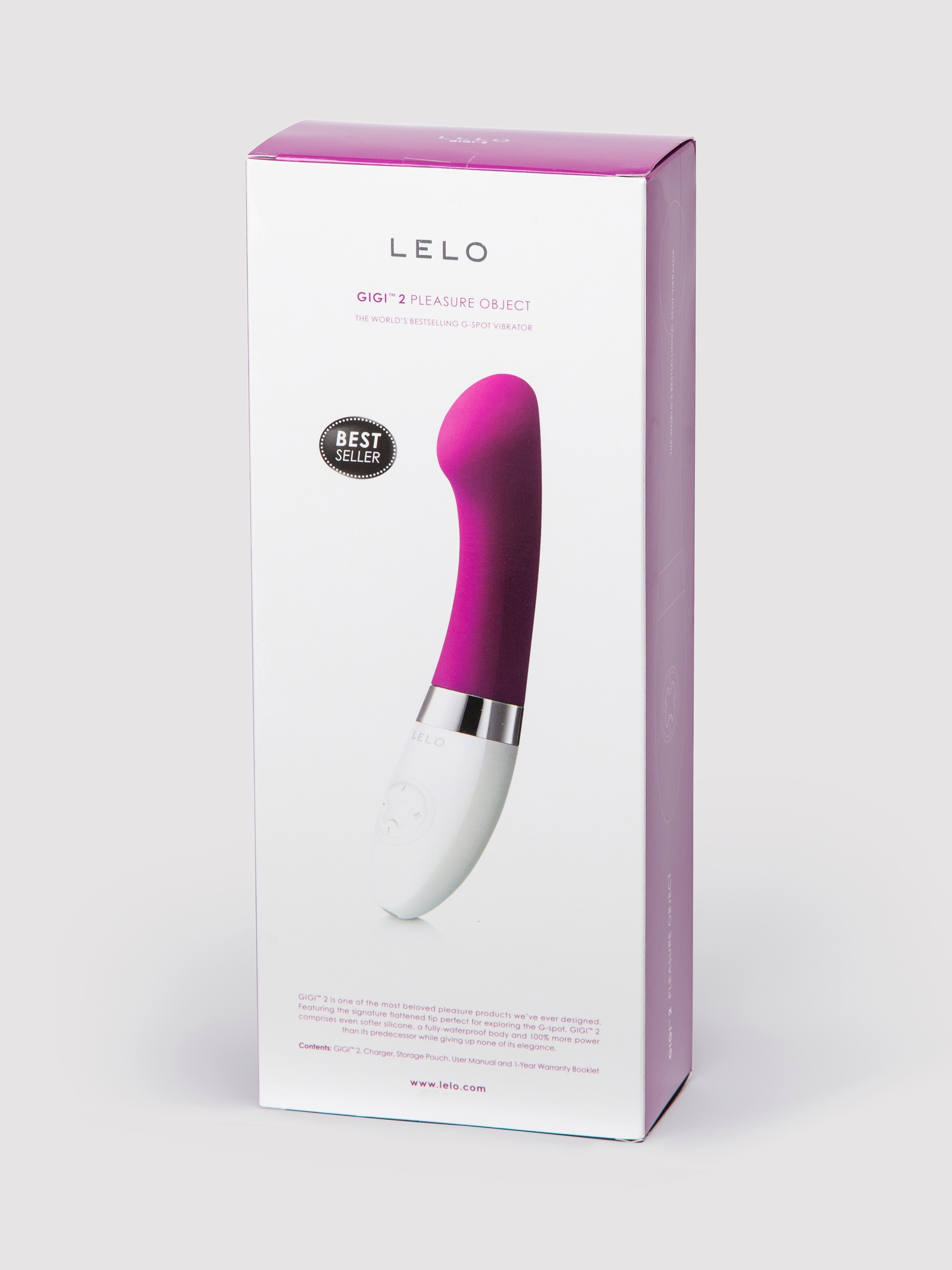 Lelo Gigi 2 Rechargeable G-Spot Vibrator, Purple, hi-res