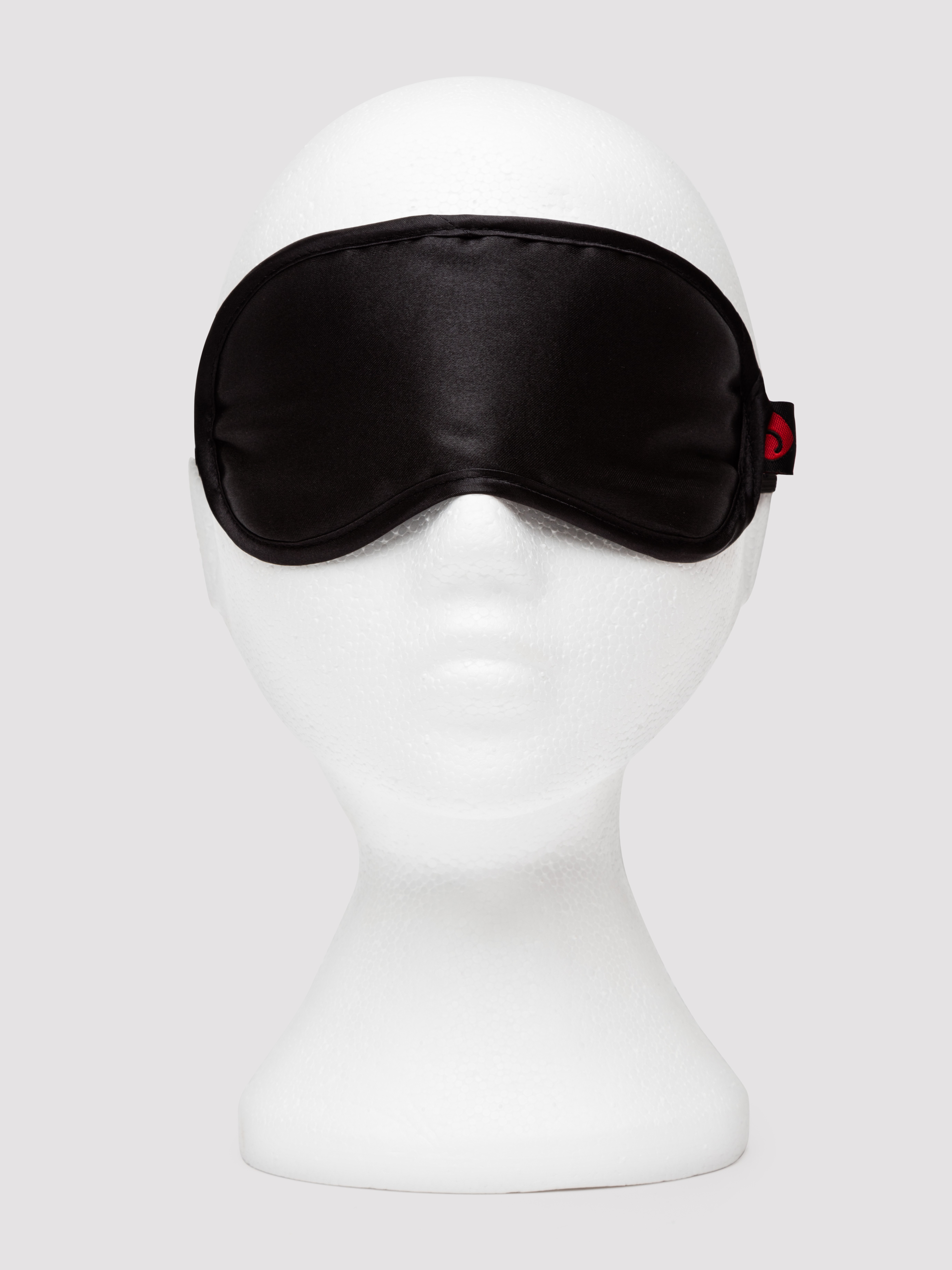 Lovehoney Oh! Satin Blindfold, Black, hi-res