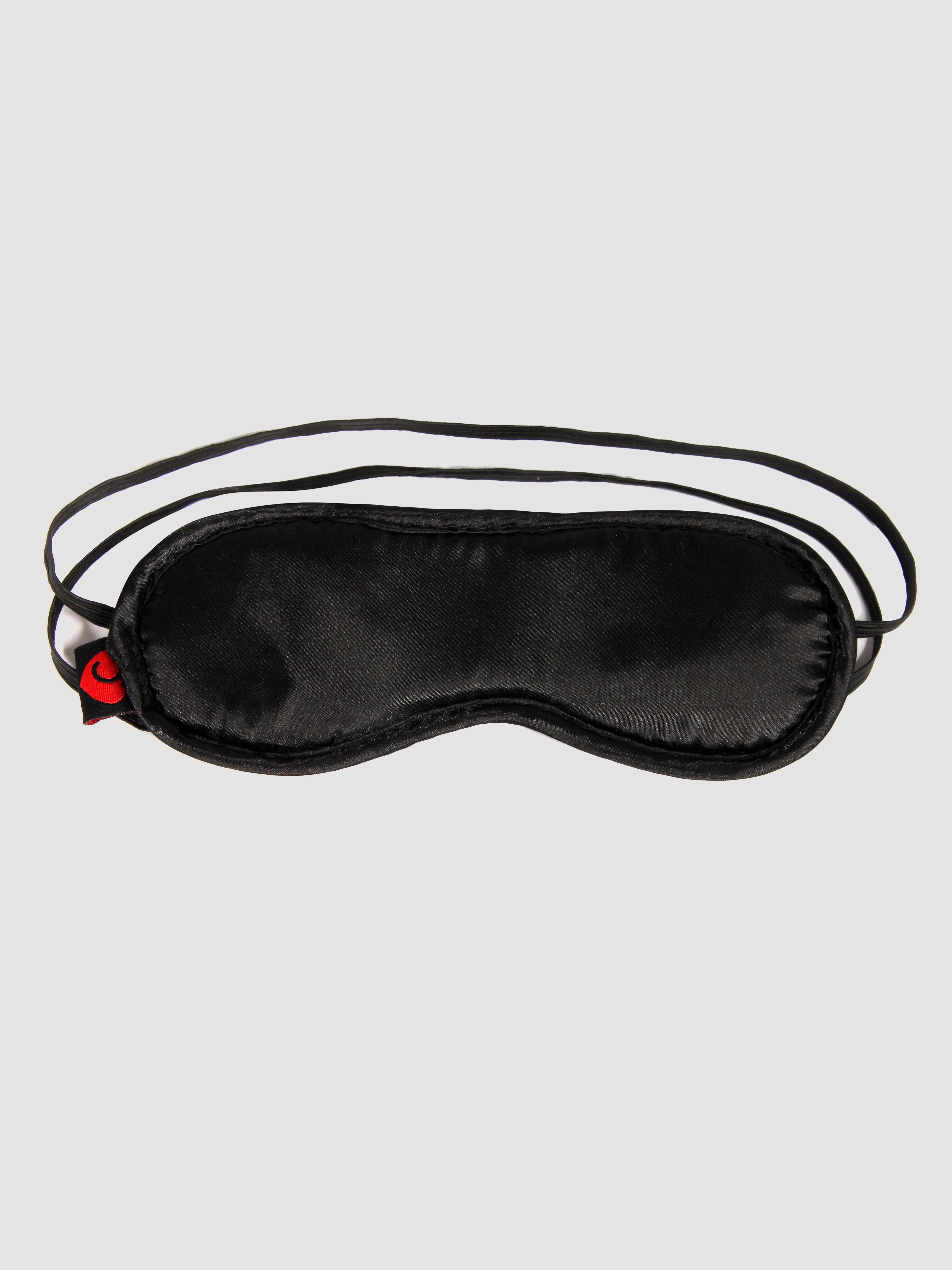 Lovehoney Oh! Satin Blindfold, Black, hi-res