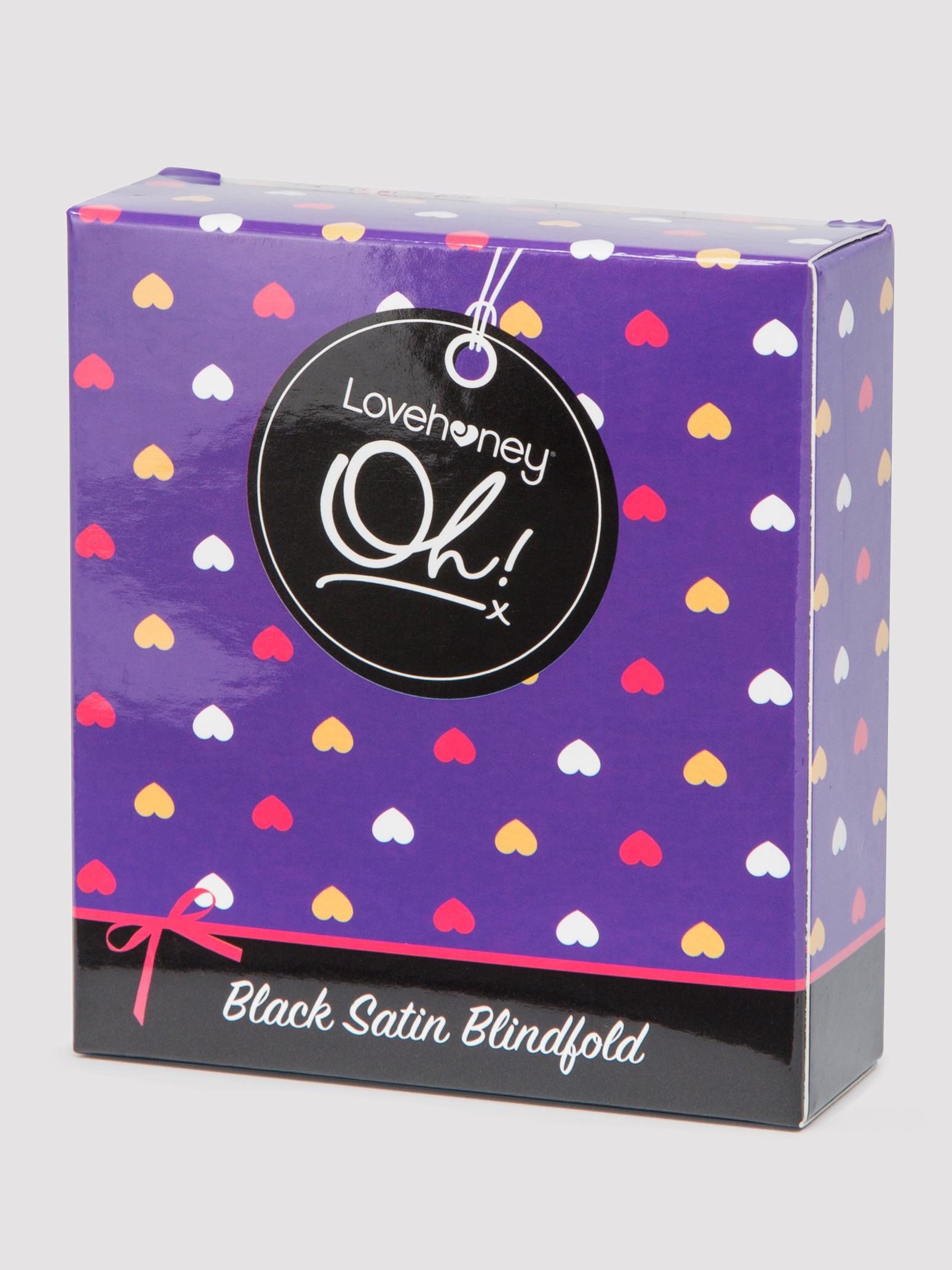 Lovehoney Oh! Satin Blindfold, Black, hi-res