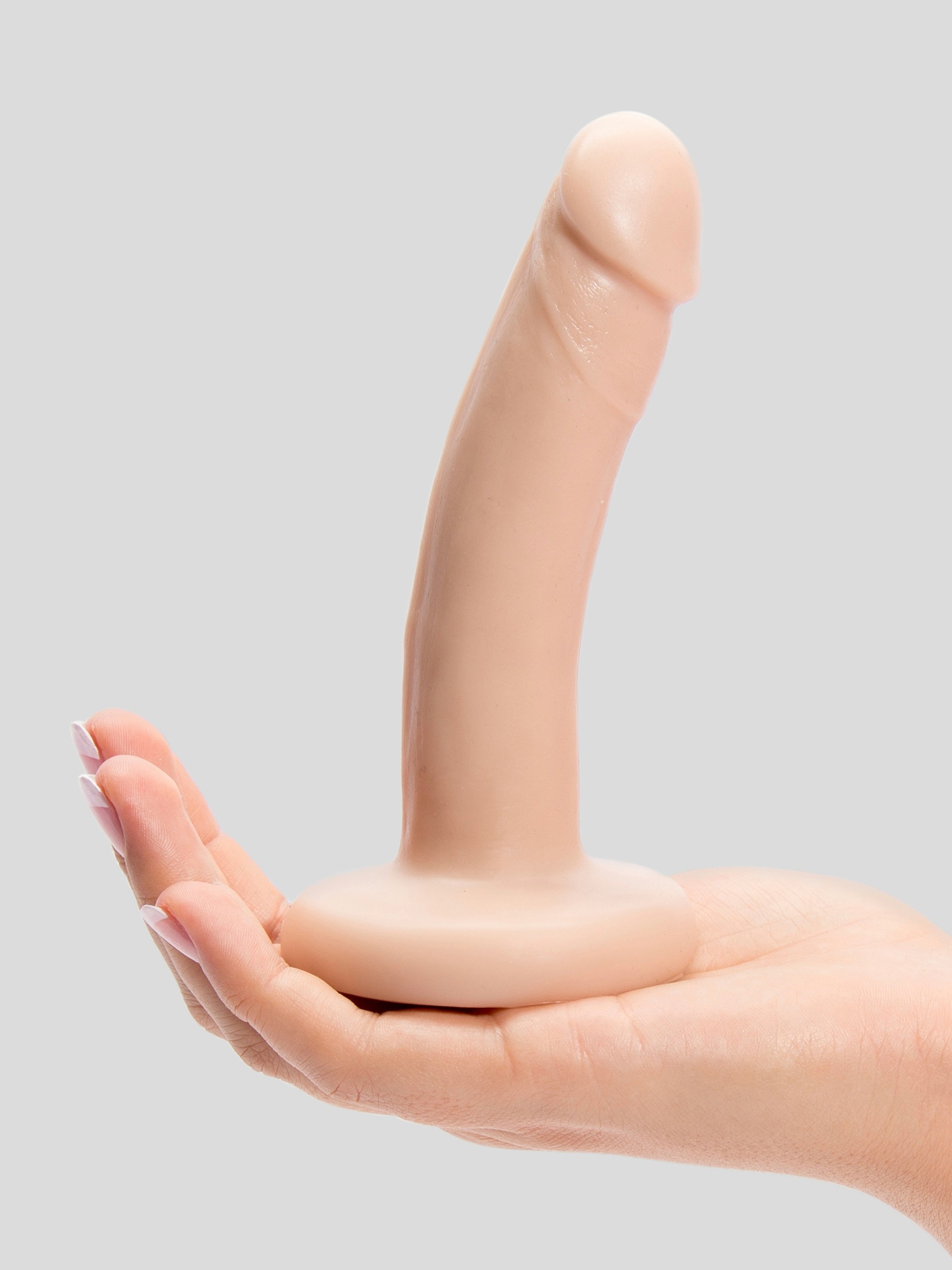 Vixen Spur VixSkin Slimline Realistic Dildo 5 Inch, Flesh Pink, hi-res