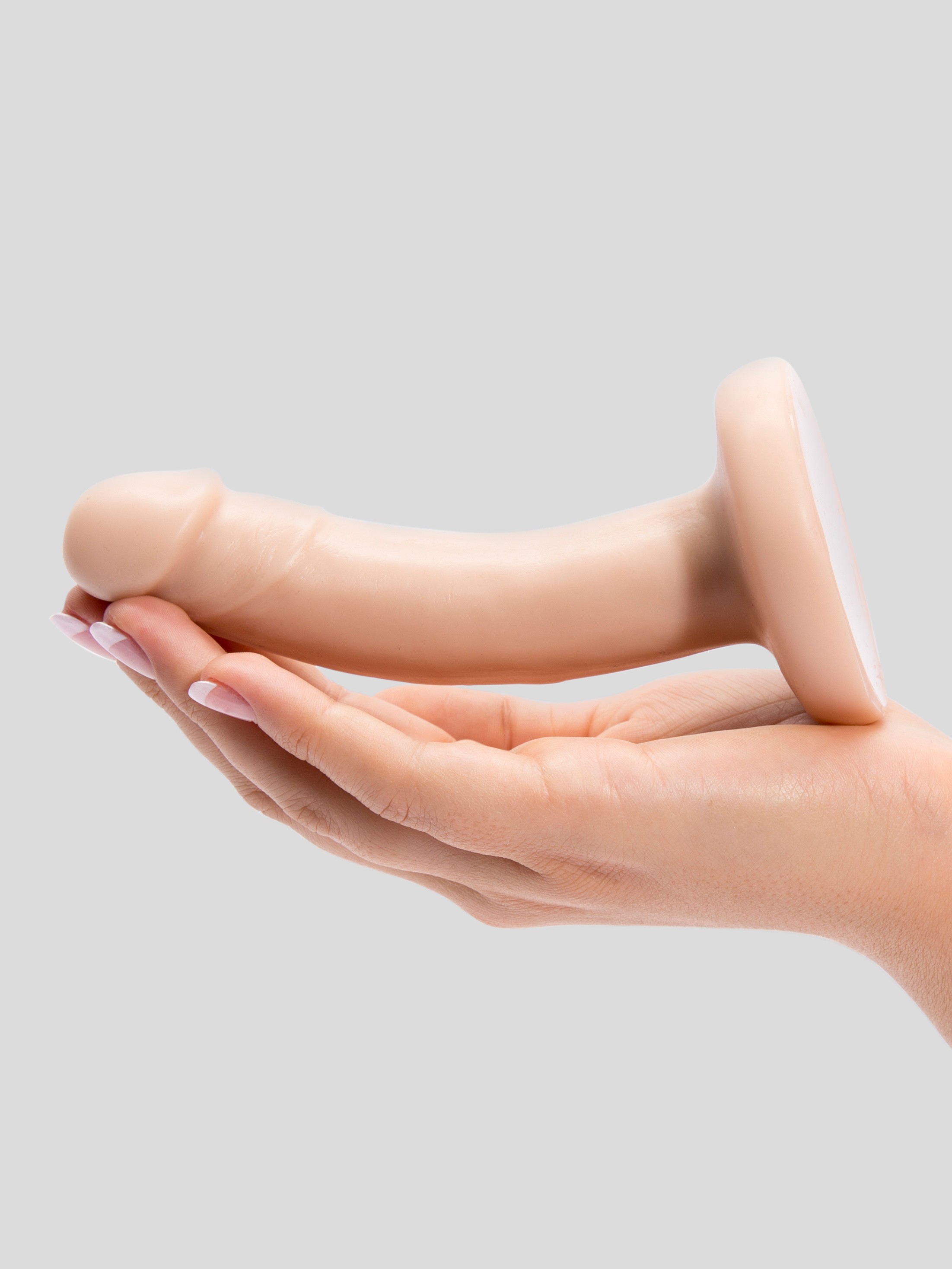 Vixen Spur VixSkin Slimline Realistic Dildo 5 Inch, Flesh Pink, hi-res