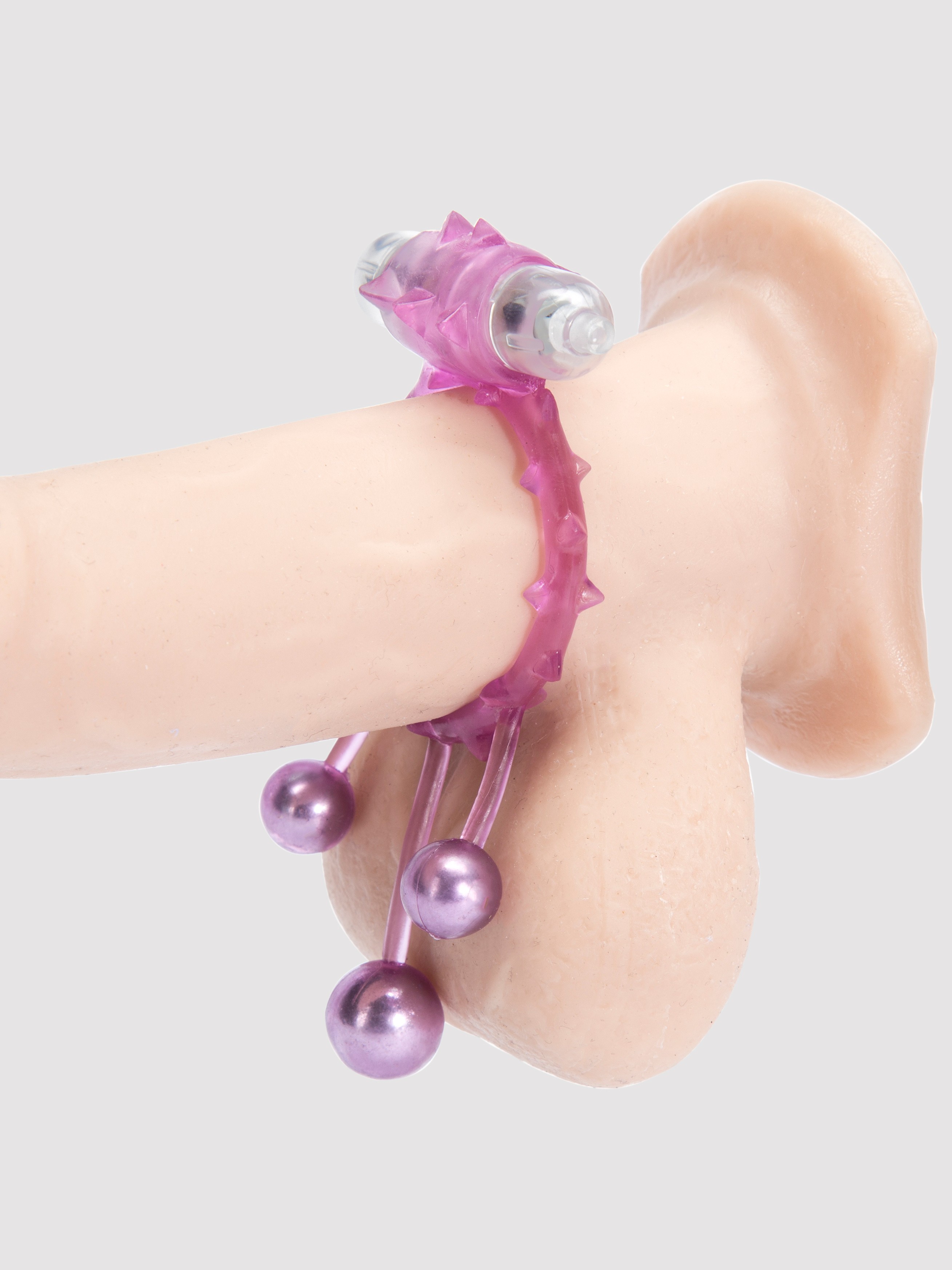 Vibrating Ball Banger Cock Ring, Pink, hi-res