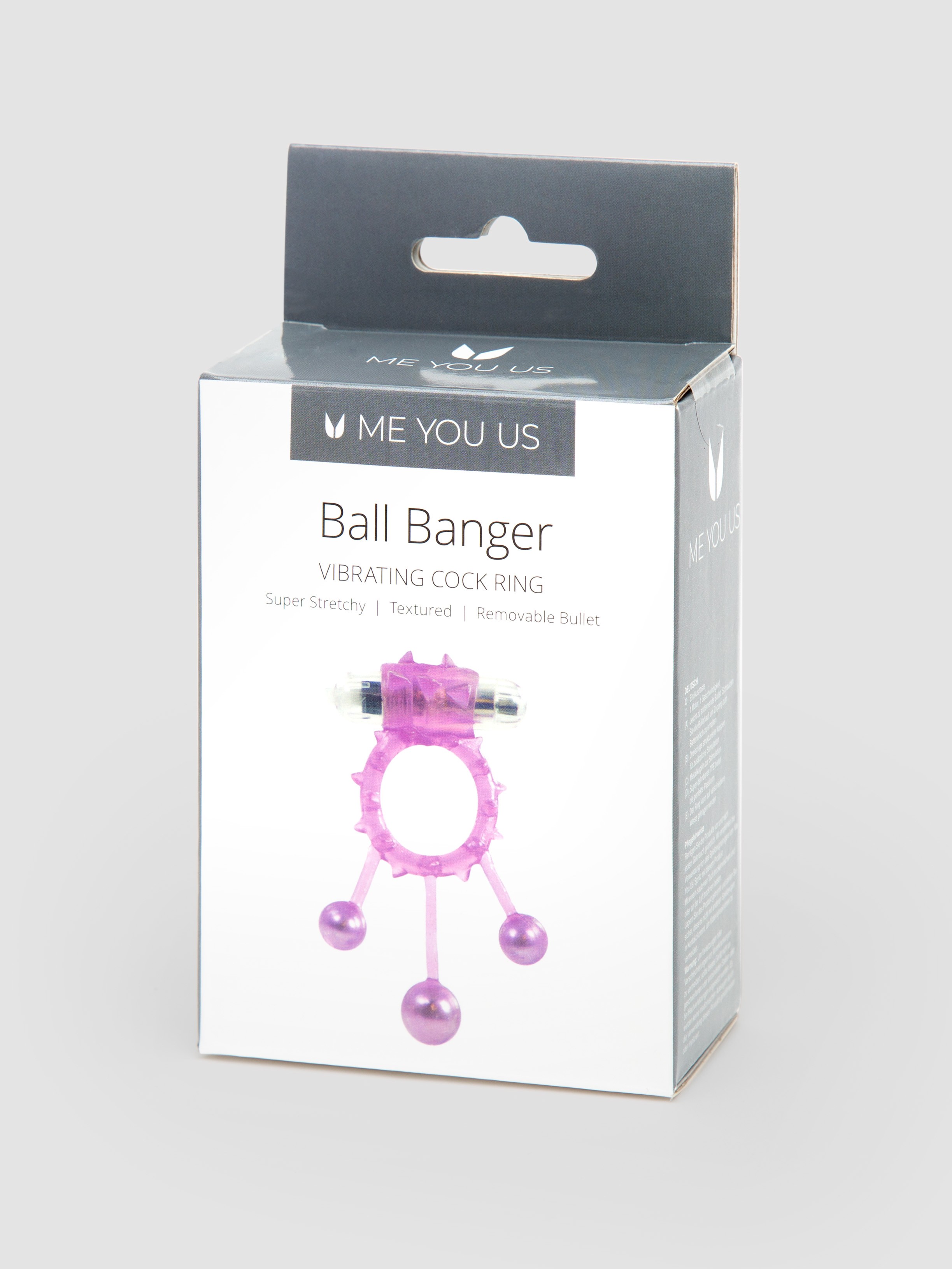 Vibrating Ball Banger Cock Ring, Pink, hi-res