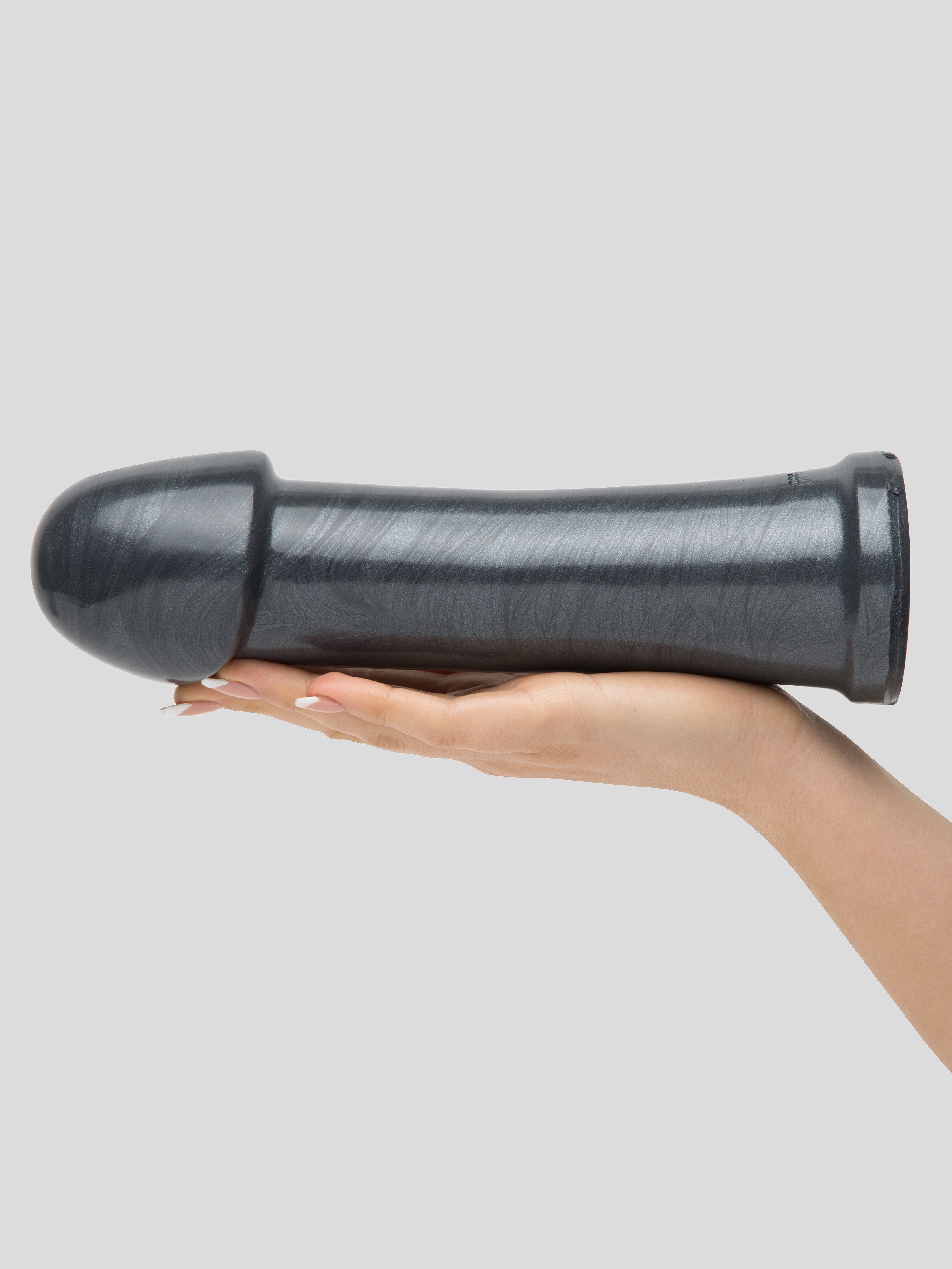 Doc Johnson American Bombshell B-10 Torpedo Extra Large Dildo 10.5 Inches, Black, hi-res