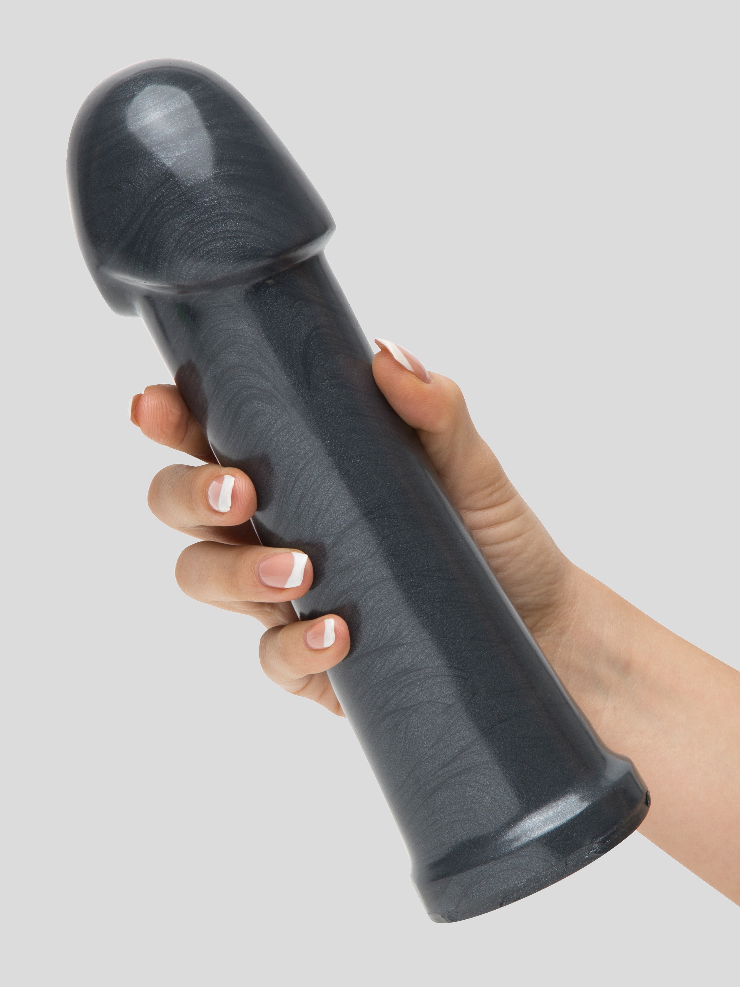 Doc Johnson American Bombshell B-10 Torpedo Extra Large Dildo 10.5 Inches, Black, hi-res