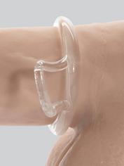 Doc Johnson Titanmen Easy-On Stretchy Cock Ring Set (4 Pack), Clear, hi-res