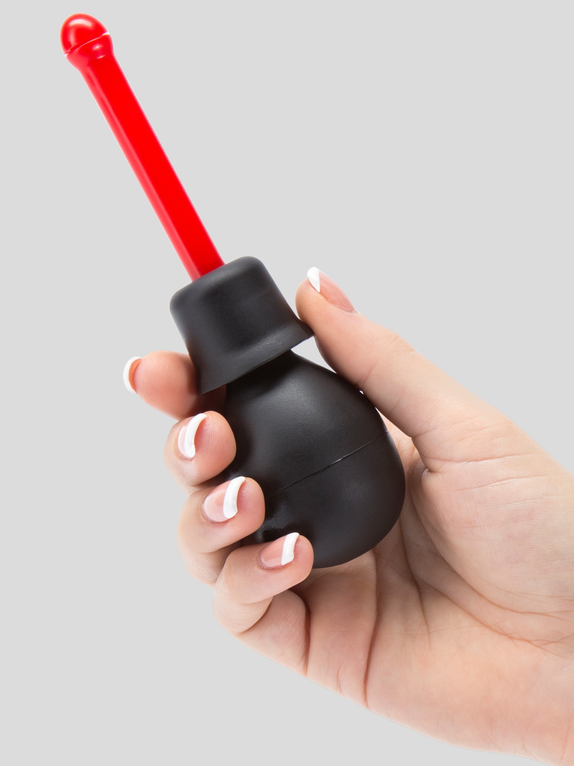 Mini Anal Douche Travel Kit 30ml, Black, hi-res