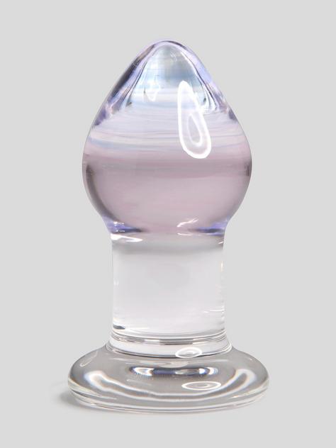 Lovehoney Amethyst Glas-Analplug, Durchsichtig, hi-res