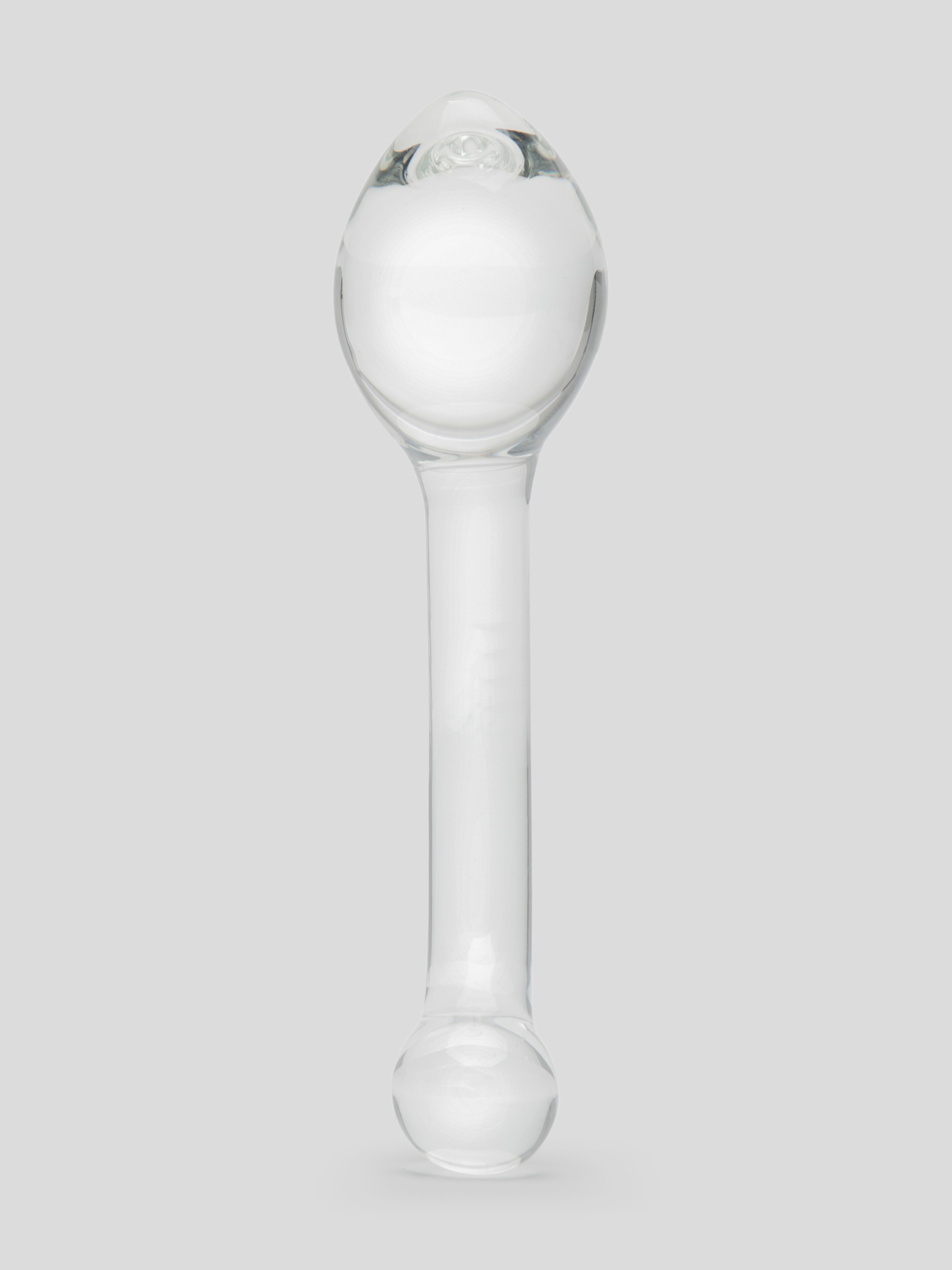 Gl&auml;s Pure Indulgence Glass Anal Dildo 8 Inch, Clear, hi-res