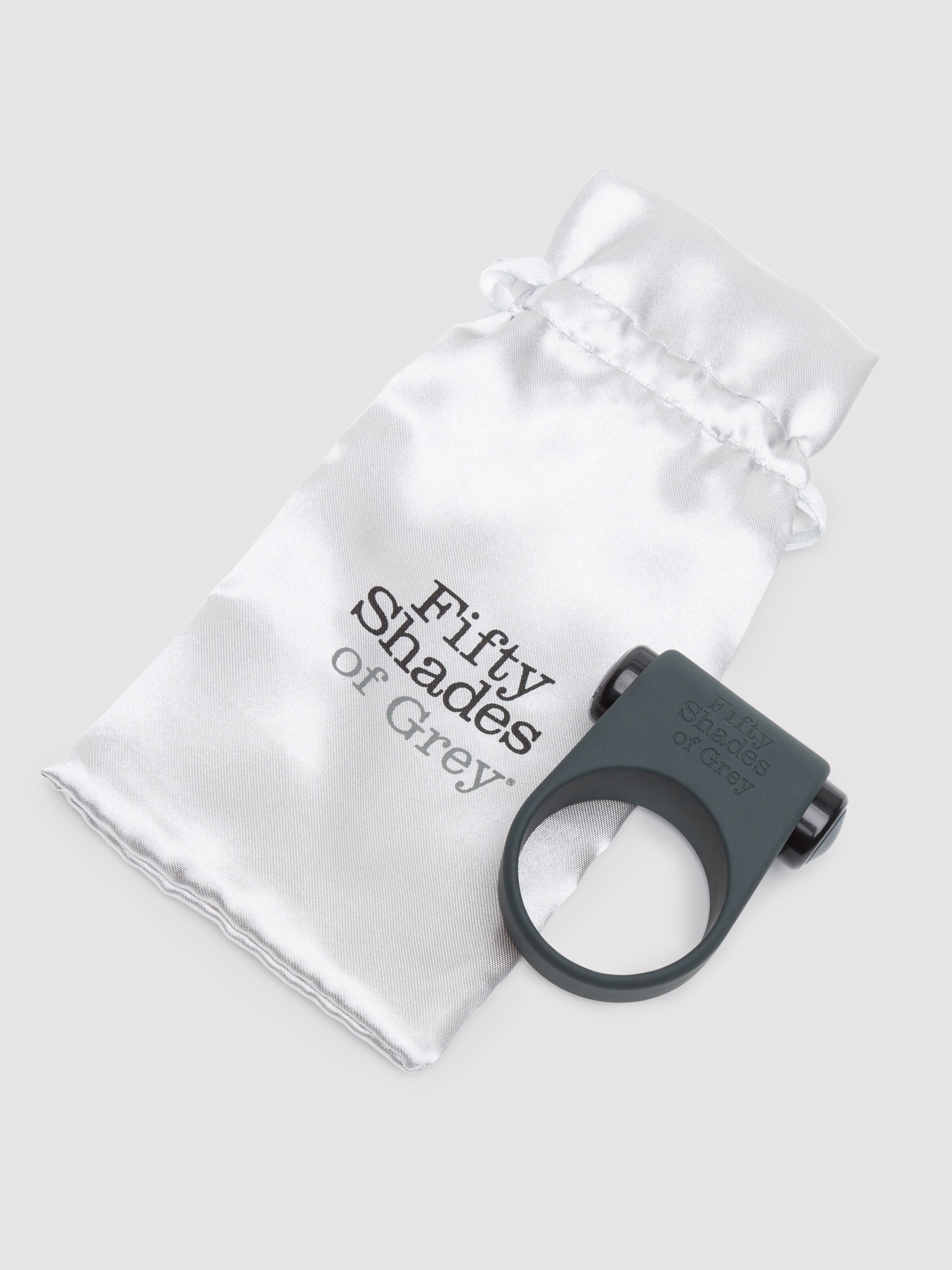 Fifty Shades of Grey Feel it Baby! Vibrating Cock Ring, Grey, hi-res