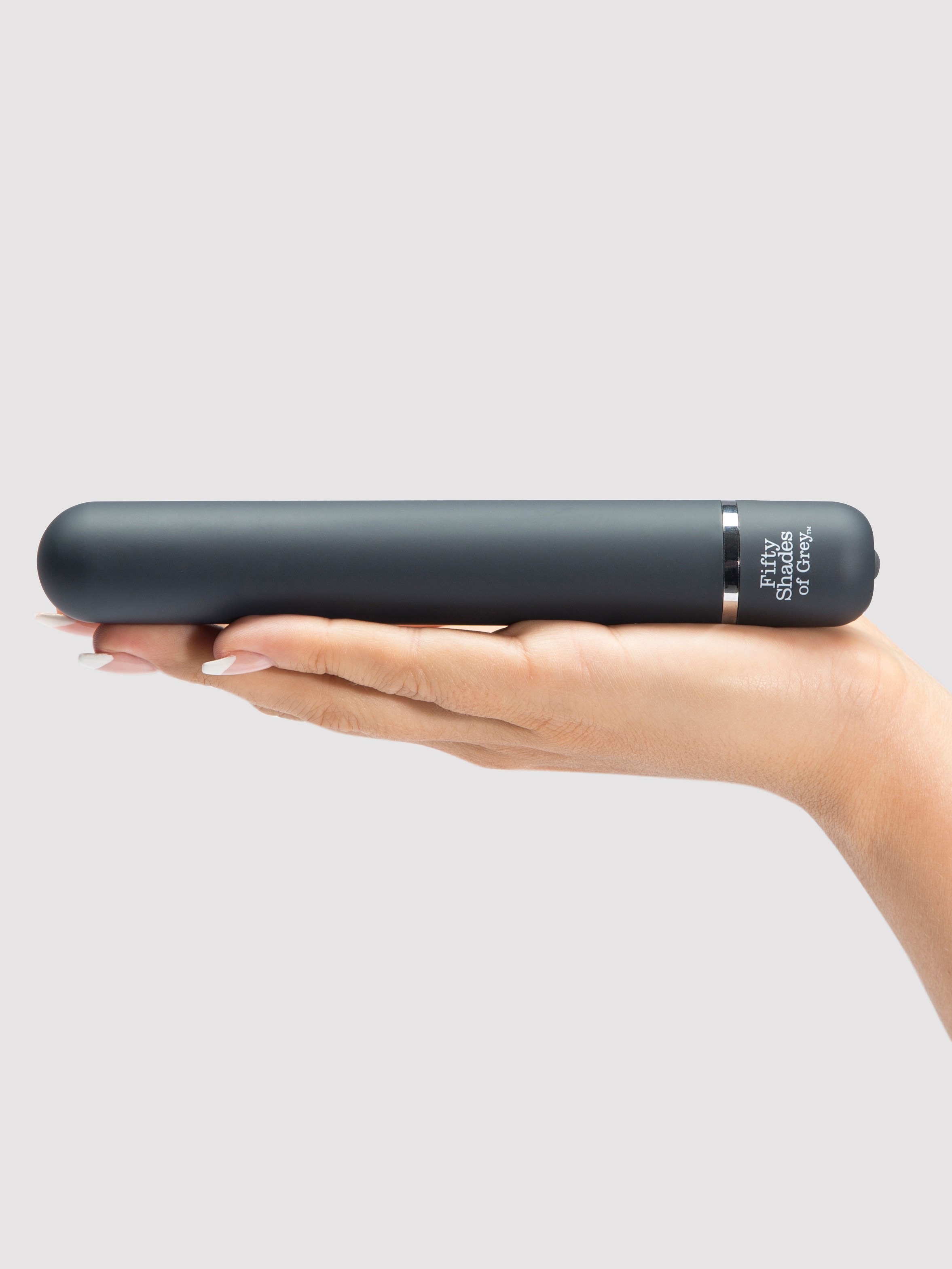 Fifty Shades of Grey Charlie Tango Classic Vibrator 6 Inch, Grey, hi-res