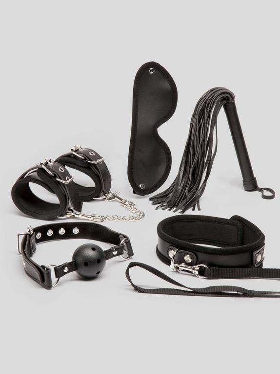 Bondage Boutique Submissive Special Bondage Kit (5 Piece), Black, hi-res