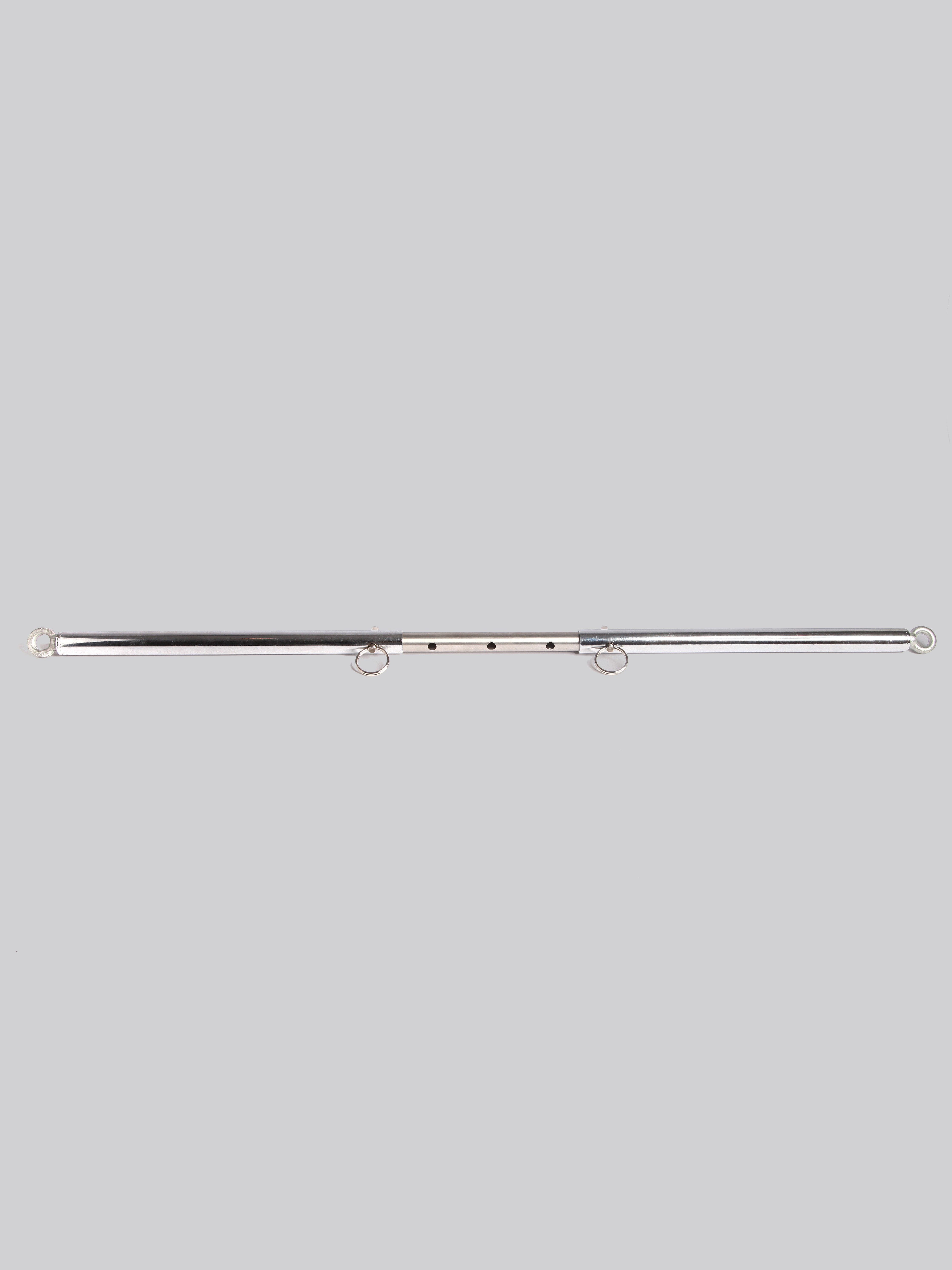 Bondage Boutique Expandable Spreader Bar, Silver, hi-res