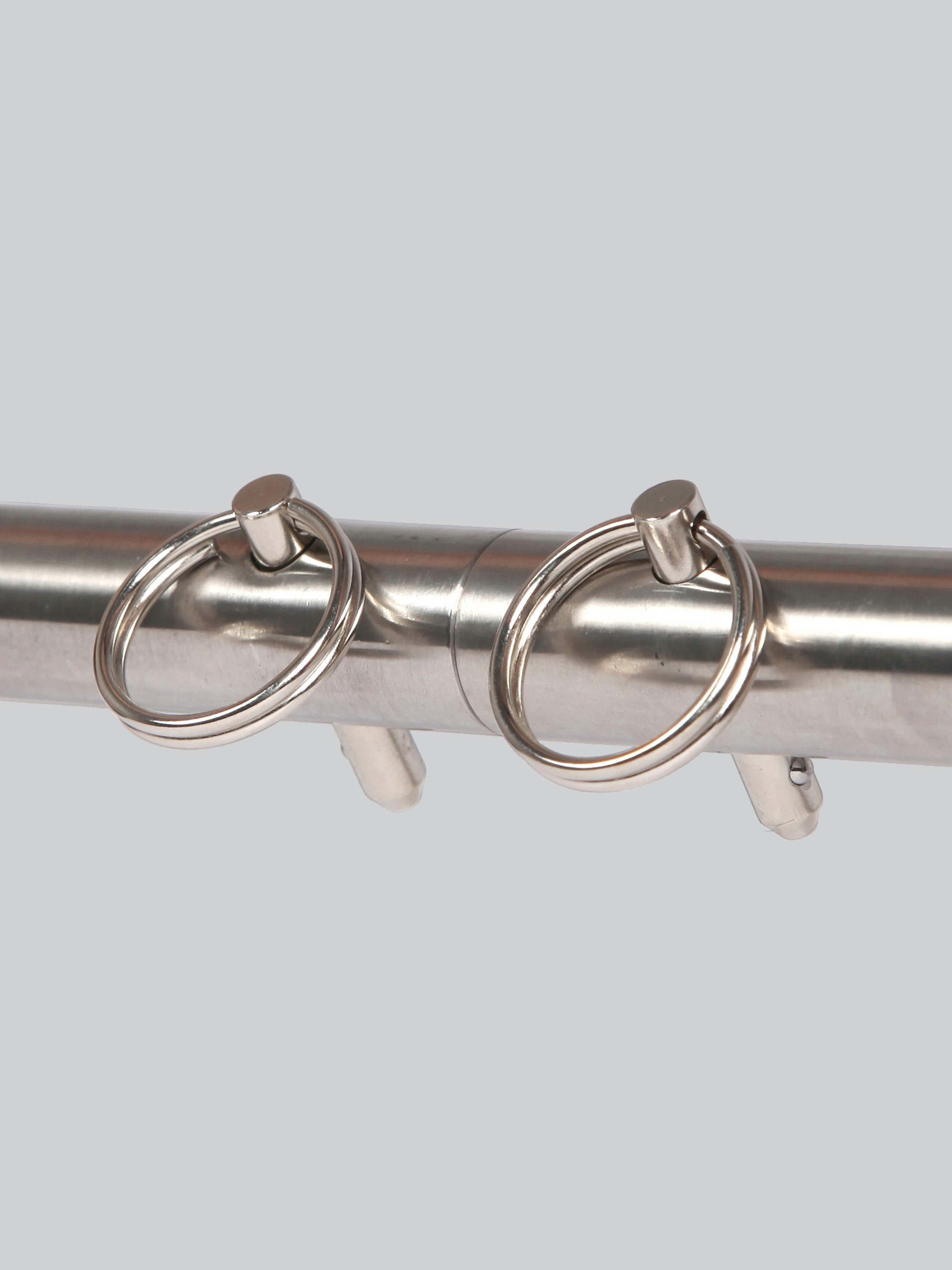 Bondage Boutique Expandable Spreader Bar, Silver, hi-res