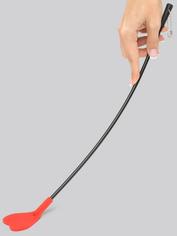 Bondage Boutique Red Skip a Beat Silicone Heart Riding Crop, Red, hi-res