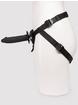 Bondage Boutique Unisex Strap-On Harness with Realistic Dildo 6 Inch, Black, hi-res