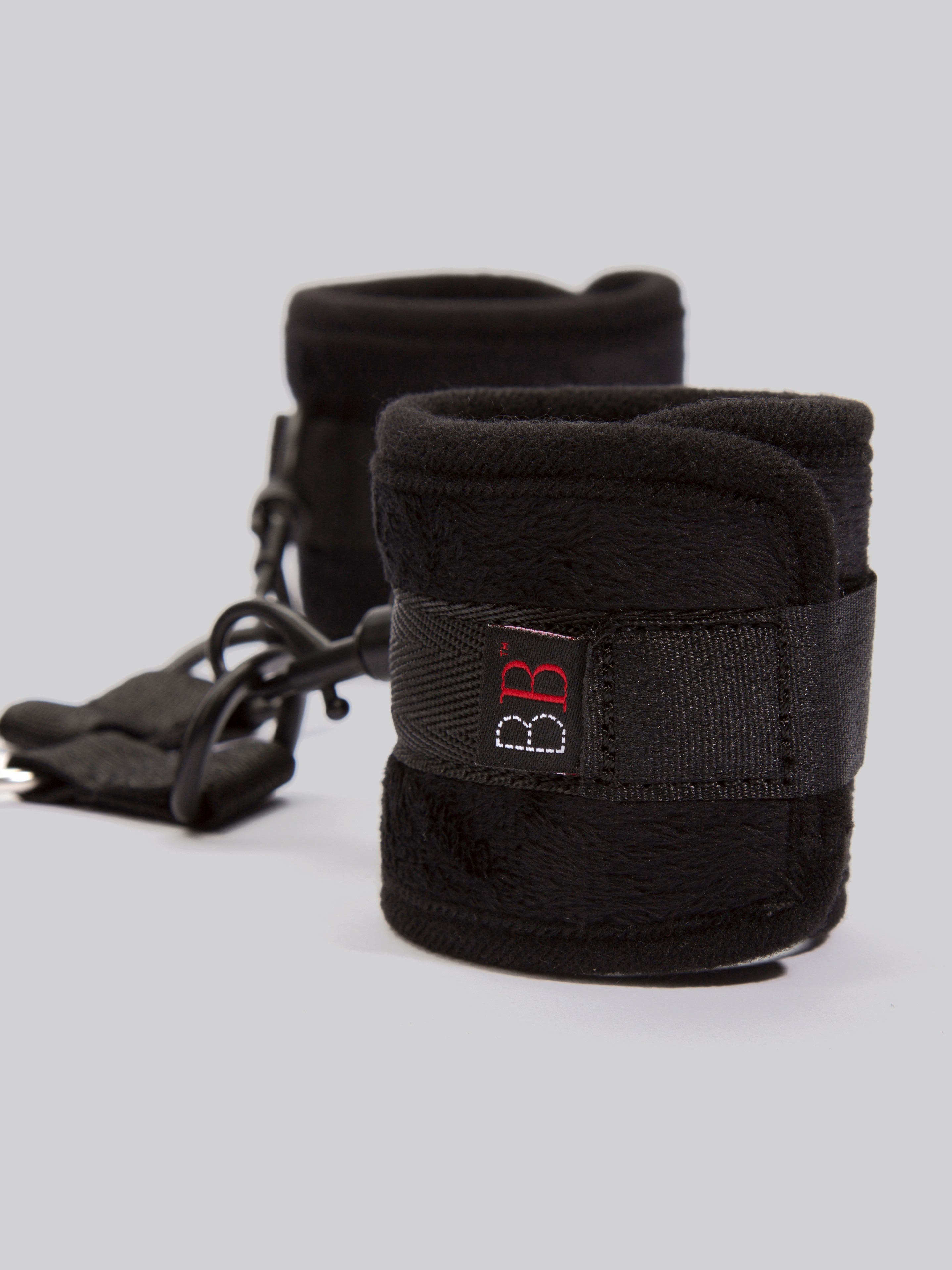 Bondage Boutique Soft Cuff Hogtie, Black, hi-res