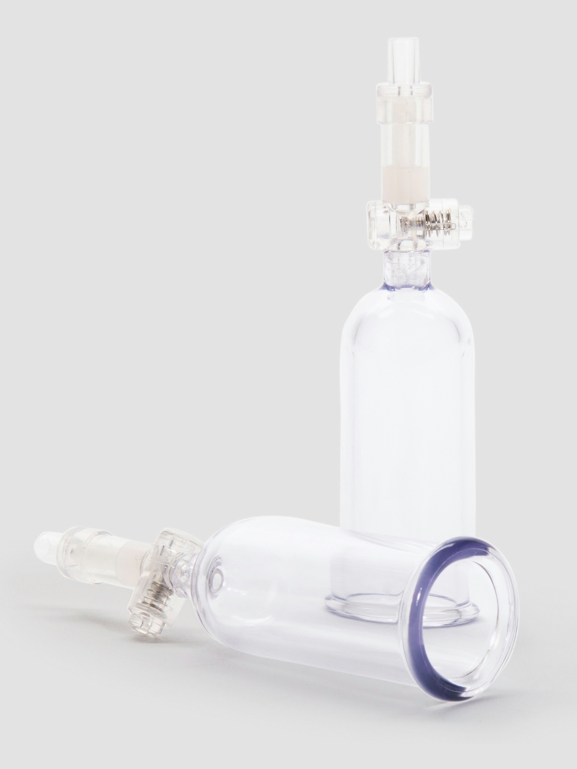 Crystal Clear Clitoris and Nipple Pump Set, Clear, hi-res
