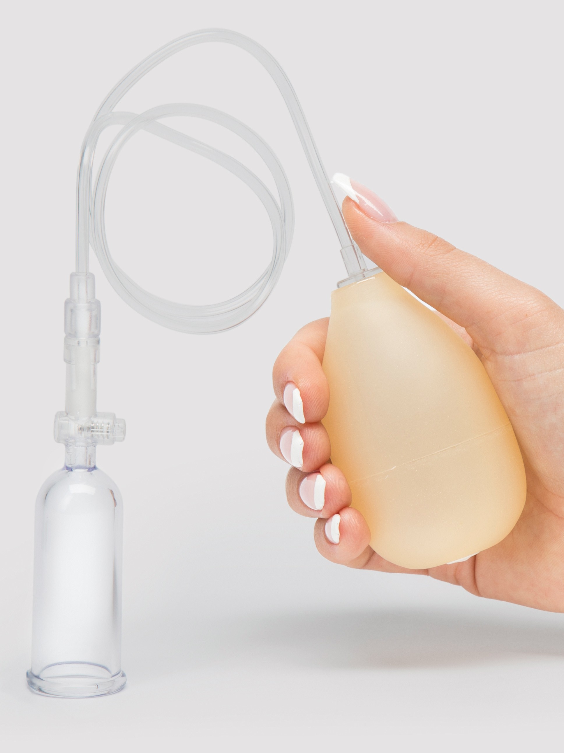 Crystal Clear Clitoris and Nipple Pump Set, Clear, hi-res