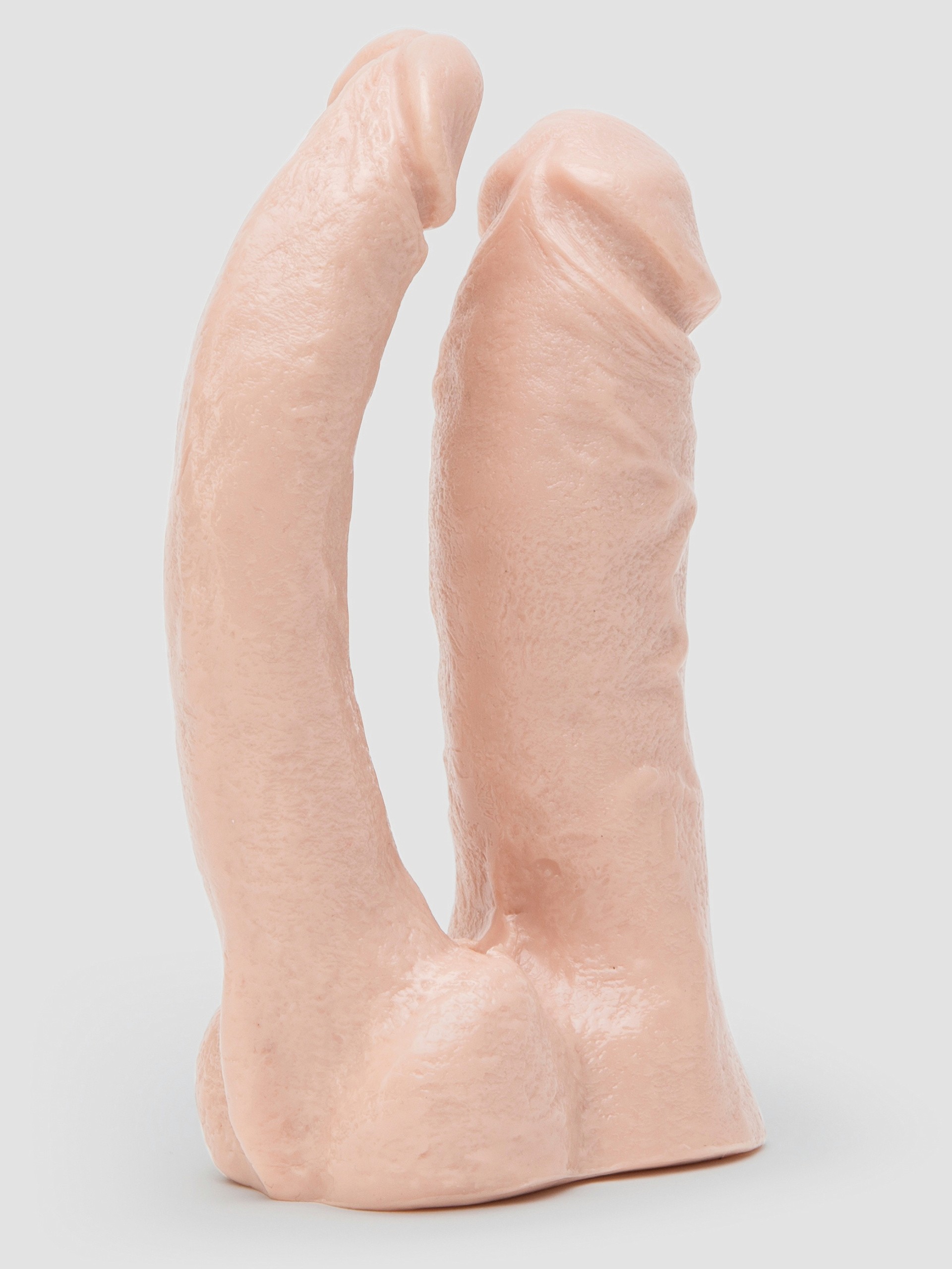 Doc Johnson Vac-U-Lock Double Penetration Dildo, Flesh Pink, hi-res