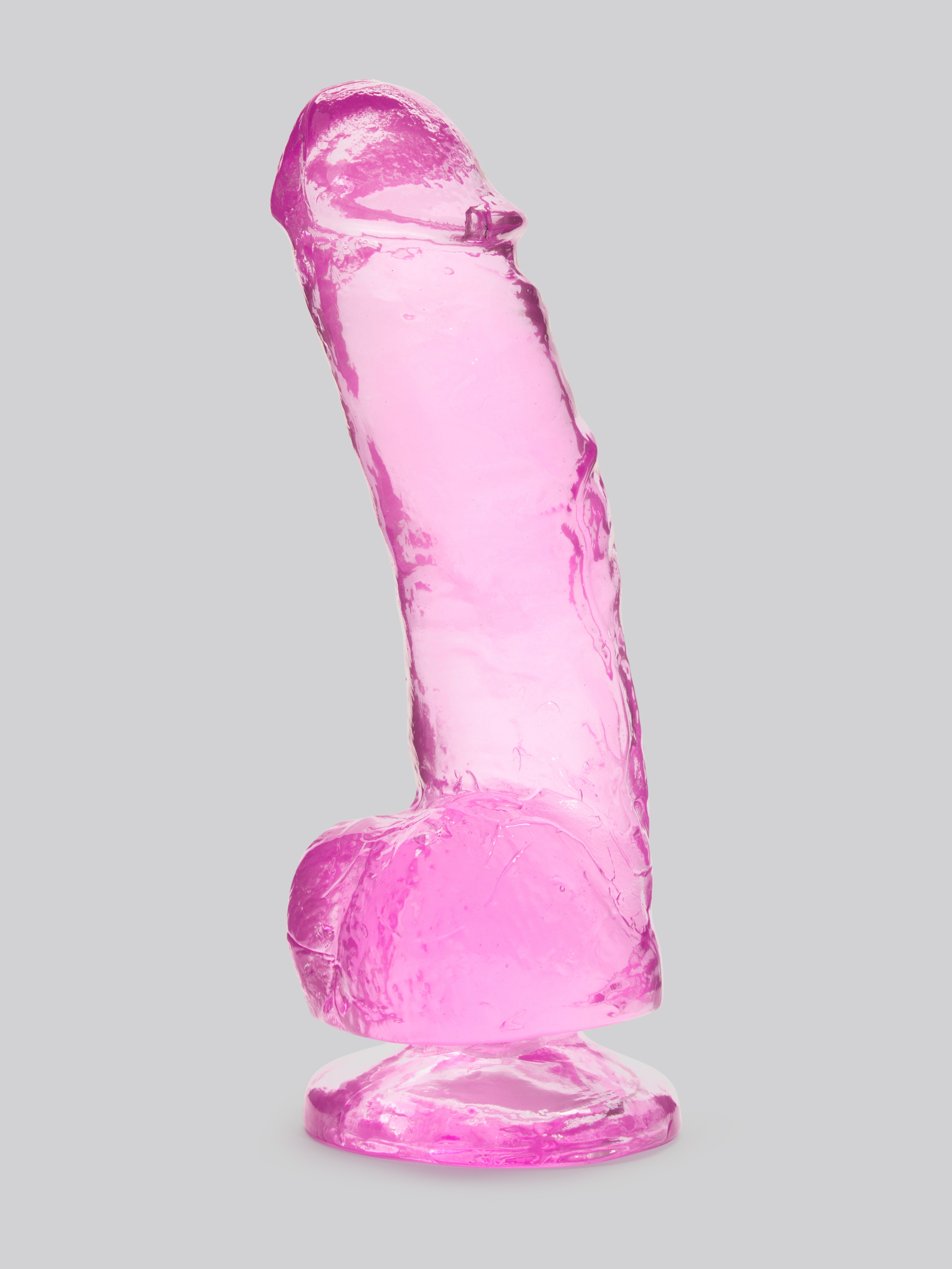 Jerry Giant Extra Girthy Realistic Suction Cup Dildo 6 Inch, Purple, hi-res