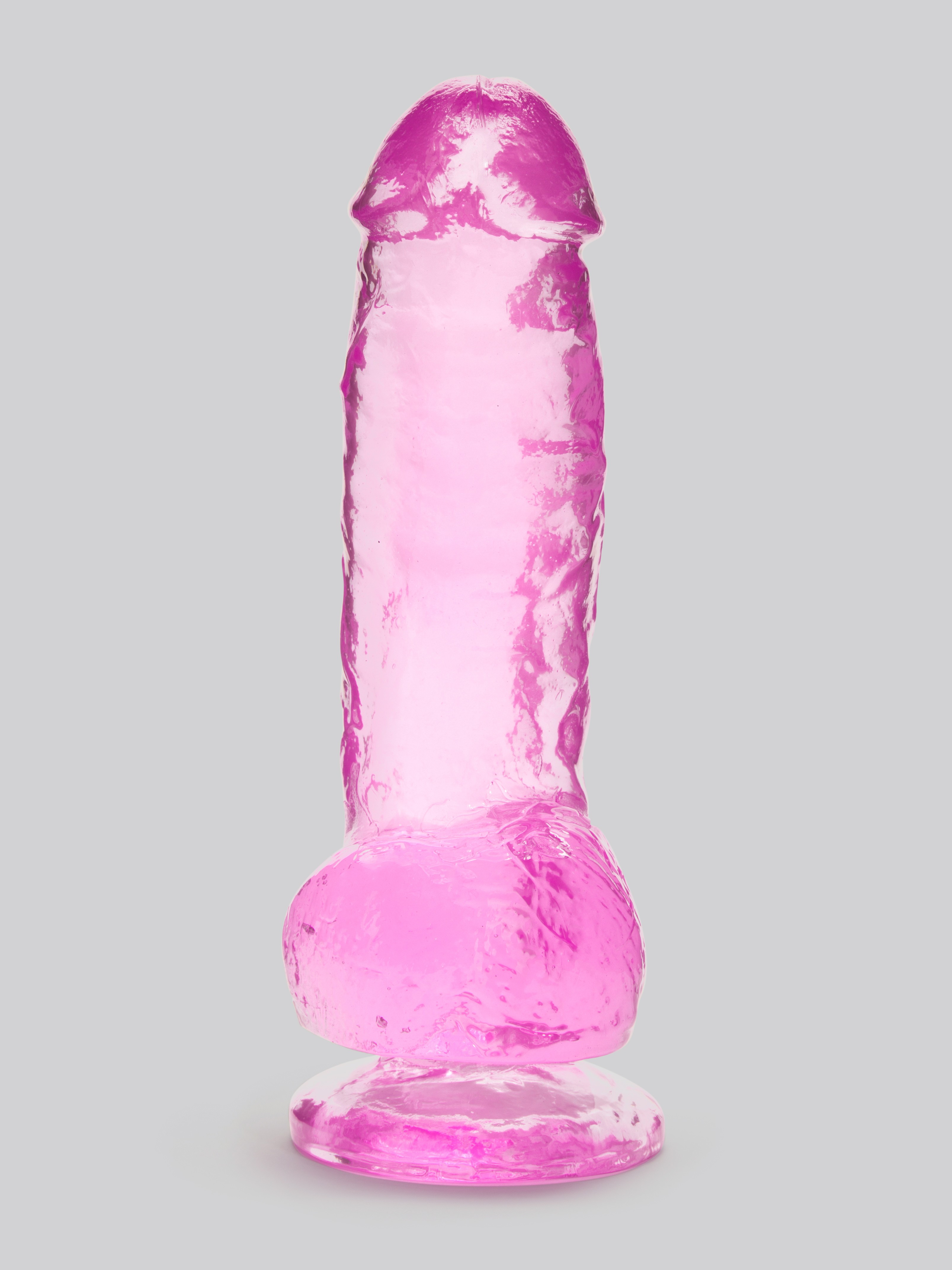Jerry Giant Extra Girthy Realistic Suction Cup Dildo 6 Inch, Purple, hi-res