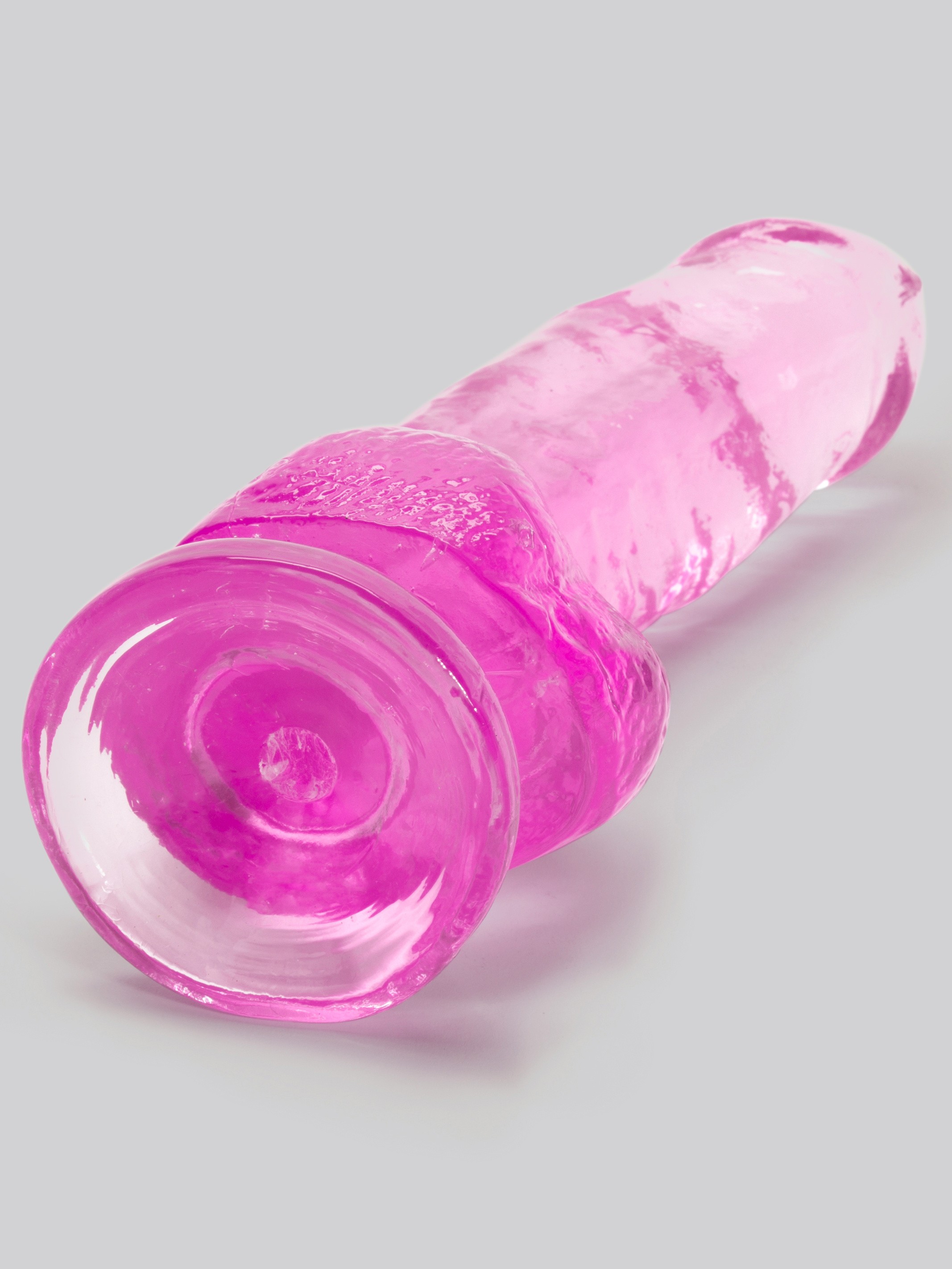 Jerry Giant Extra Girthy Realistic Suction Cup Dildo 6 Inch, Purple, hi-res