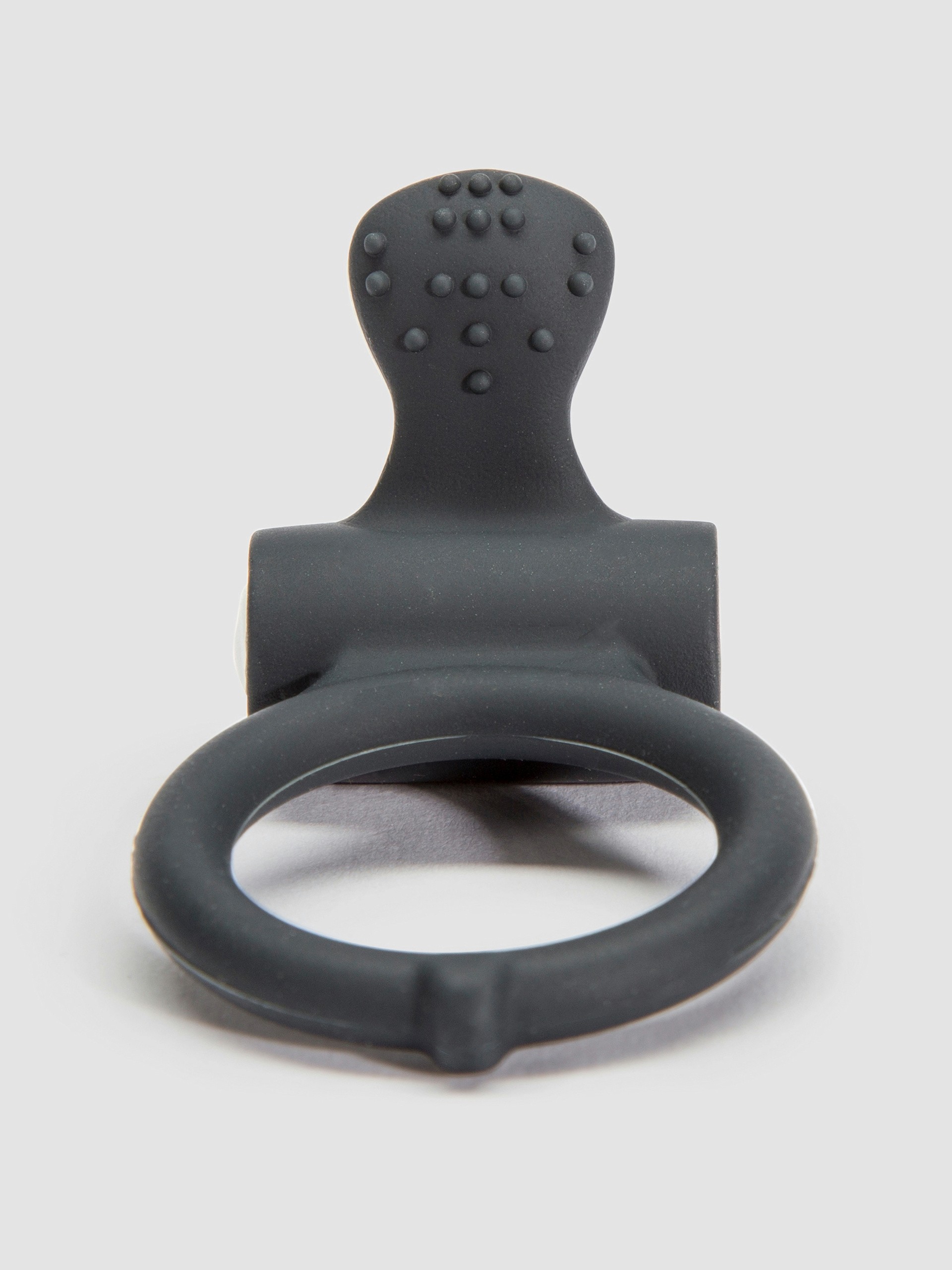 Marc Dorcel Vibrating Cock Ring with Clitoral Stimulator, Black, hi-res