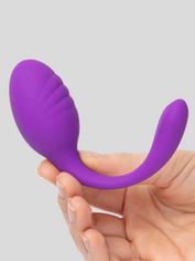 Adrien Lastic Remote Control Egg Vibrator with Clitoral Stimulator, Purple, hi-res
