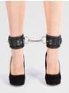 DOMINIX Deluxe Heavy Leather Ankle Cuffs, Black, hi-res