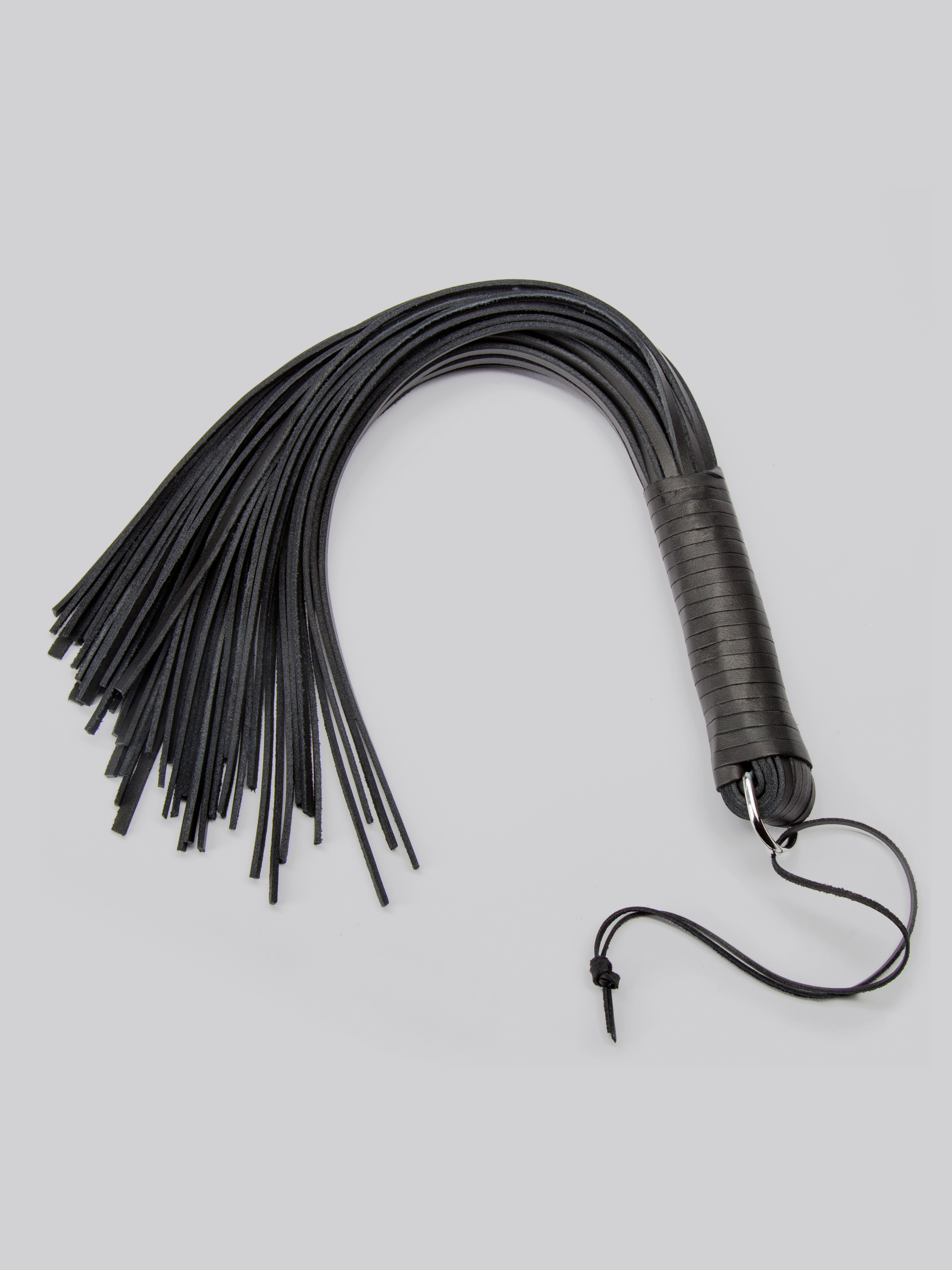 DOMINIX Deluxe Thick Leather Flogger 20 Inch, Black, hi-res